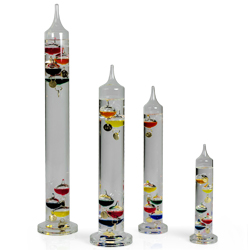 Image:  Galileo Thermometers