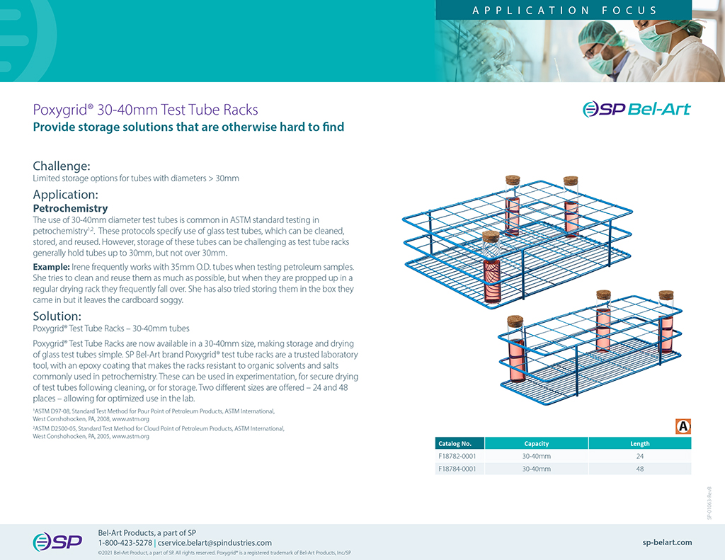 Image: Storage Solutions for Hard to Find Test Tube Sizes