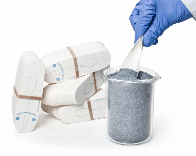 Image:  disposable paper sampling spoons