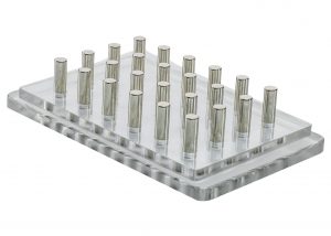 Bel-Art Magnetic Bead Separation Rack for 96-Well PCR Tube Plate | Ask Lab Guy 