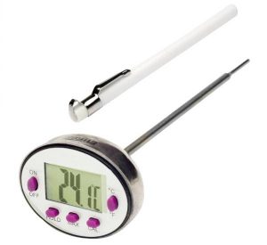 Image: SP Bel-Art H-B Durac Calibrated Stainless Steel Stem Thermometers