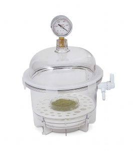 Image:  SP Bel-Art 6 Litre Lab Companion Clear Polycarbonate Round Style Vacuum Desiccator 