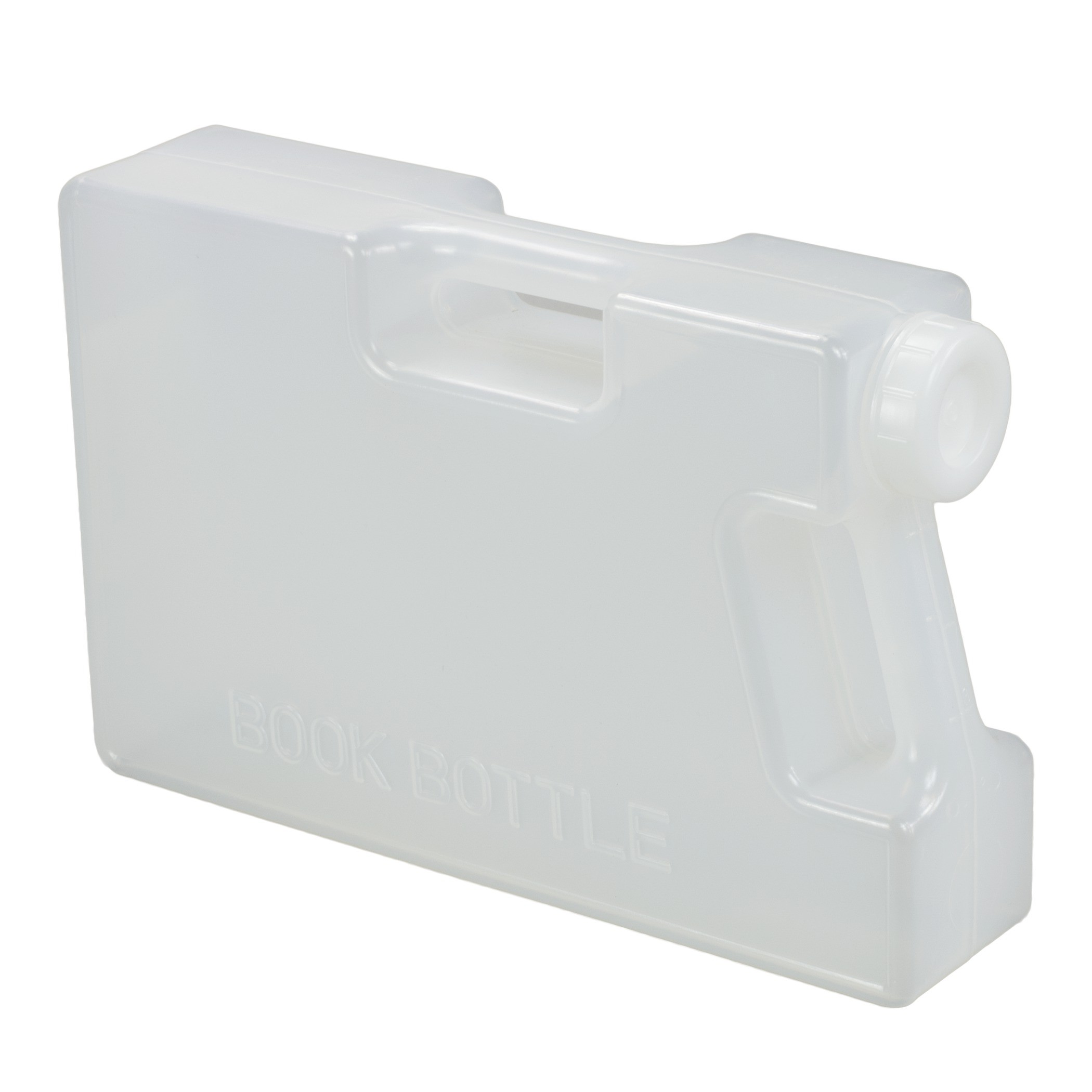 SP Bel-Art Polypropylene Book Bottle; 5 Liters (1.25 Gallons), 3⁷⁄₁₆ x 9½ x 14¾ in.