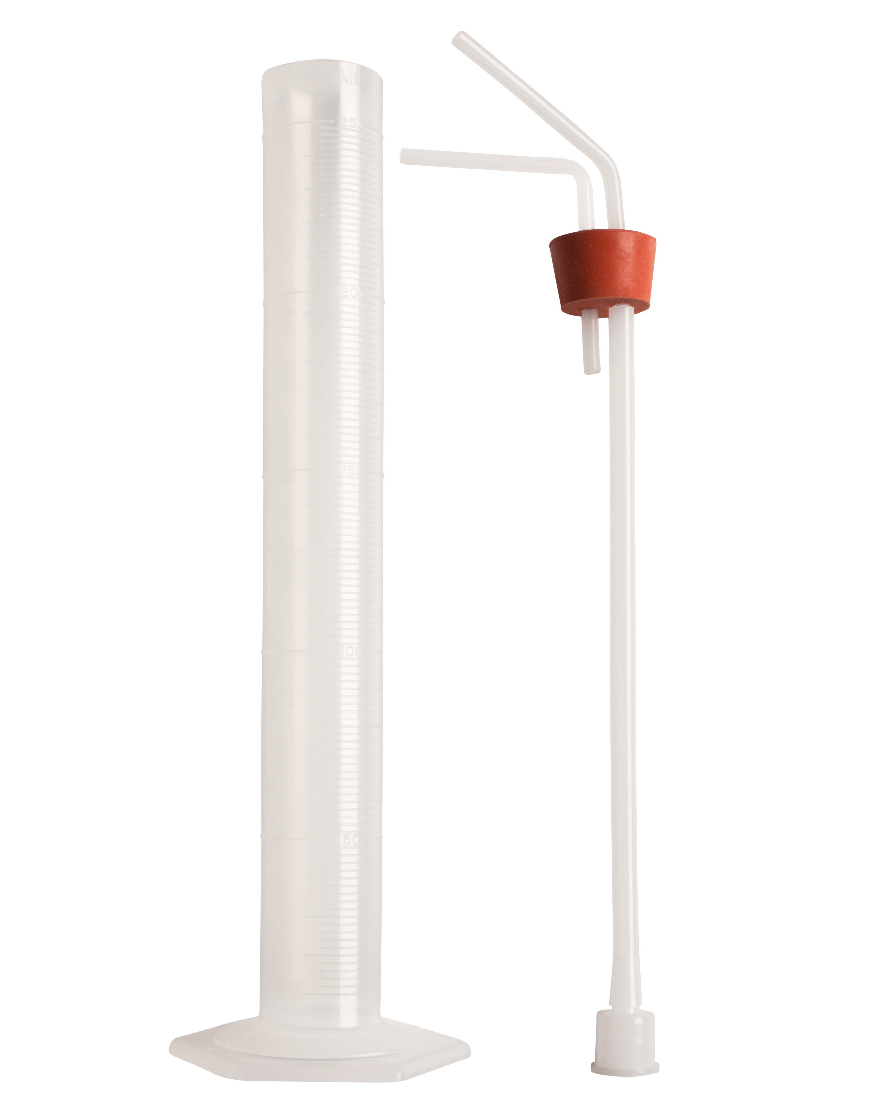 SP Bel-Art Polypropylene Gas Washing Bottle with Fritware Polyethylene Dispersion Disc; 10¾ in.