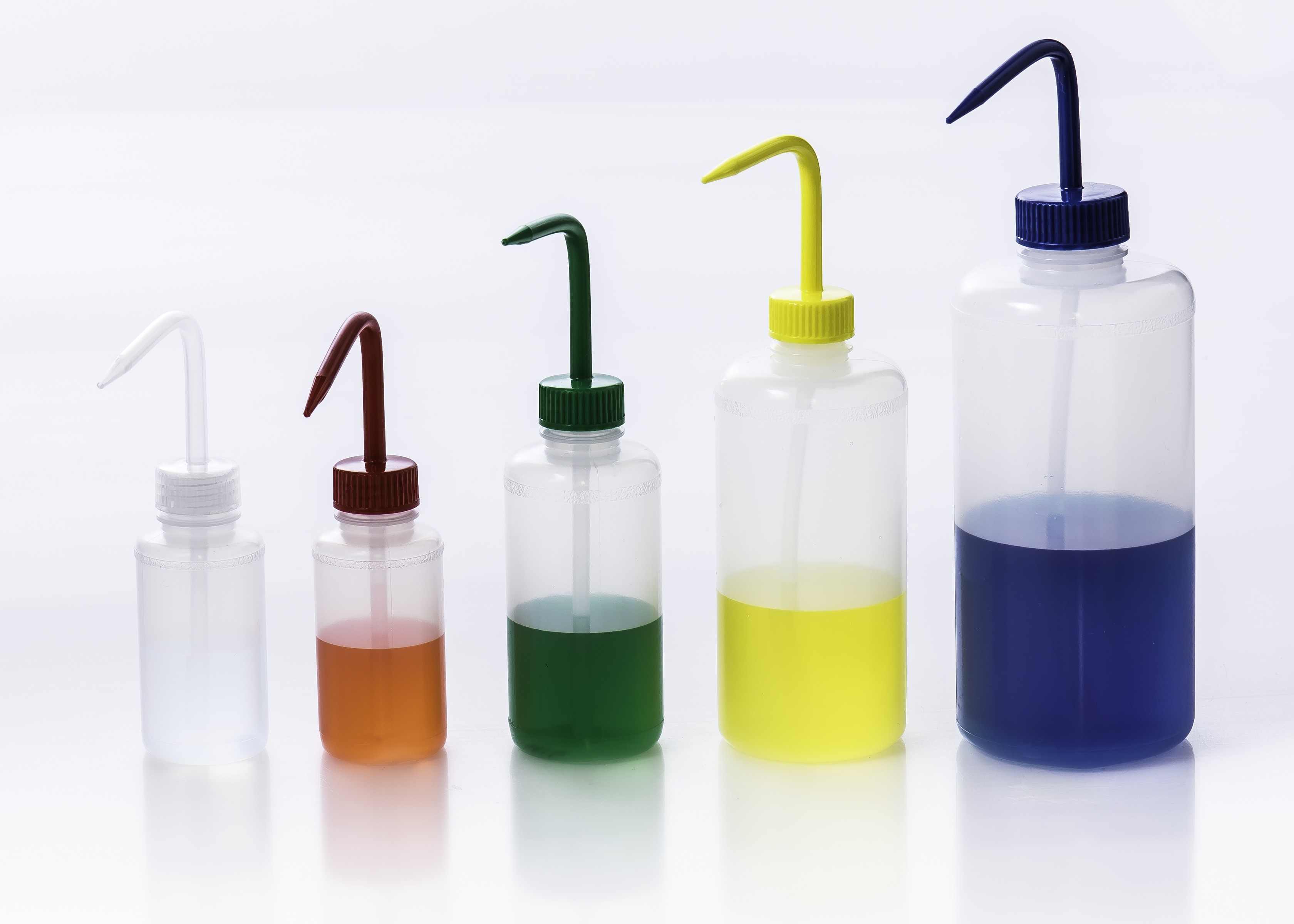 Narrow-Mouth Wash Bottles