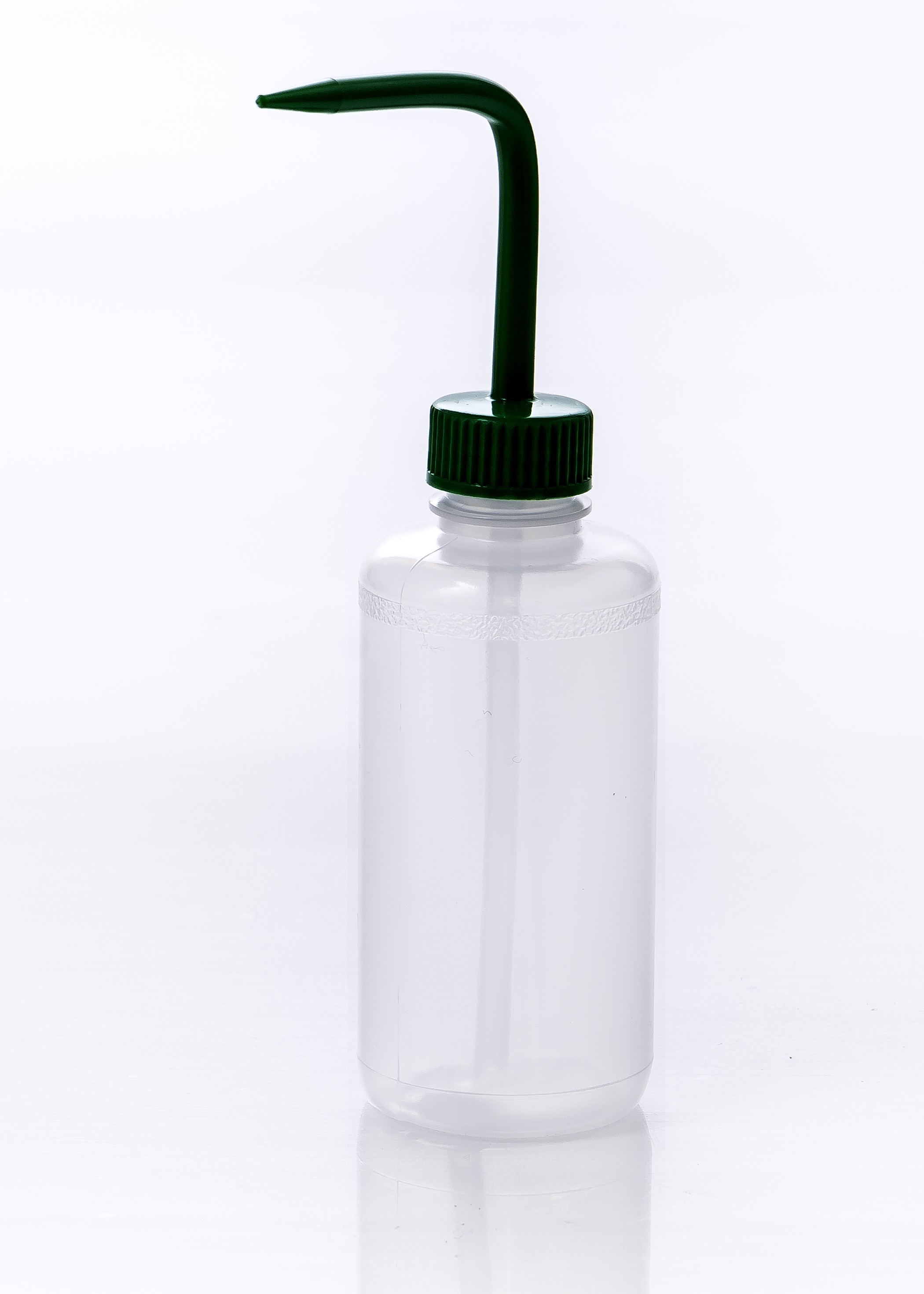 SP Bel-Art Narrow-Mouth 250ml (8oz) Polyethylene Wash Bottles; Green Polypropylene Cap, 28mm Closure (Pack of 6)
