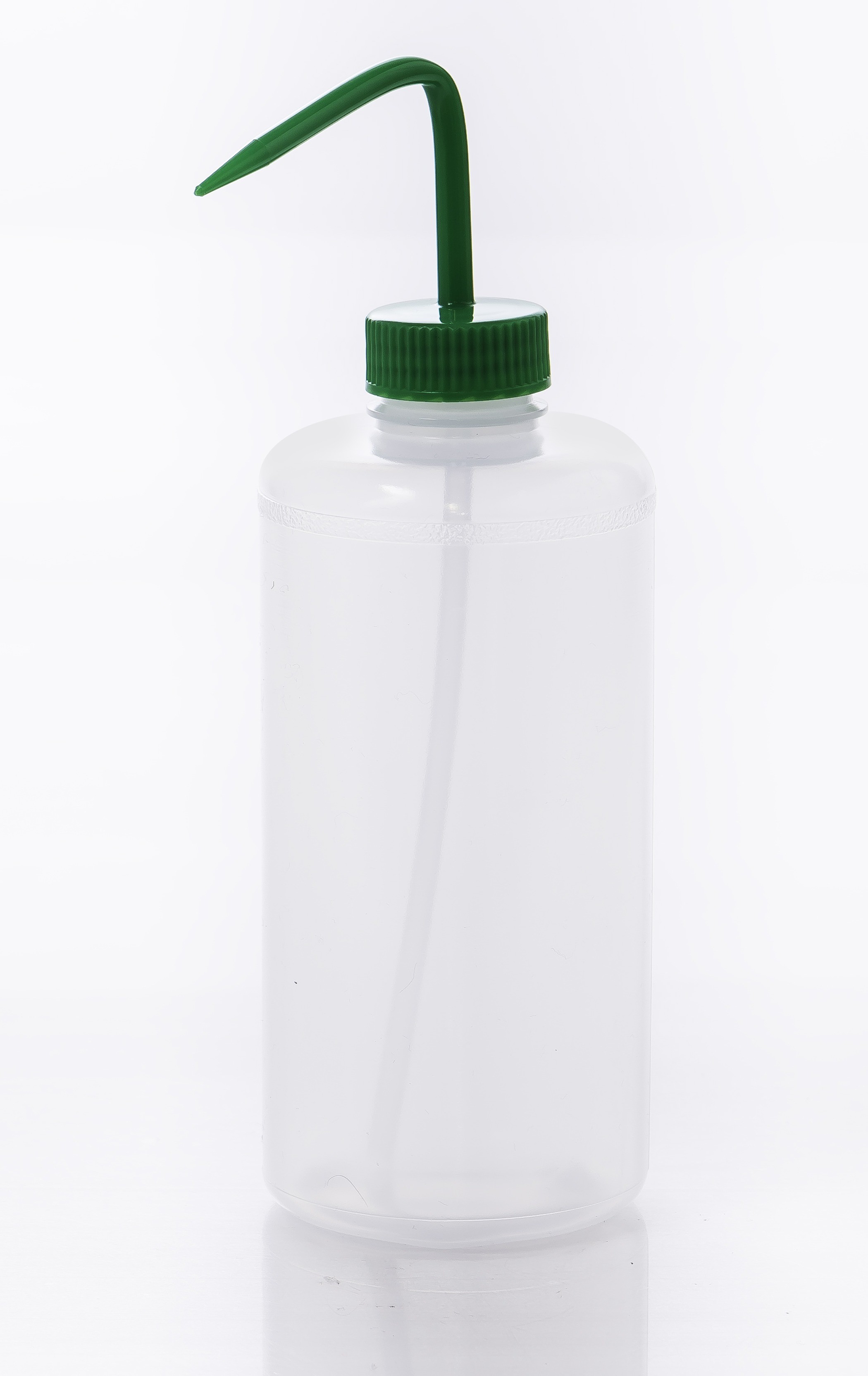 SP Bel-Art Narrow-Mouth 1000ml (32oz) Polyethylene Wash Bottles; Green Polypropylene Cap, 38mm Closure (Pack of 4)