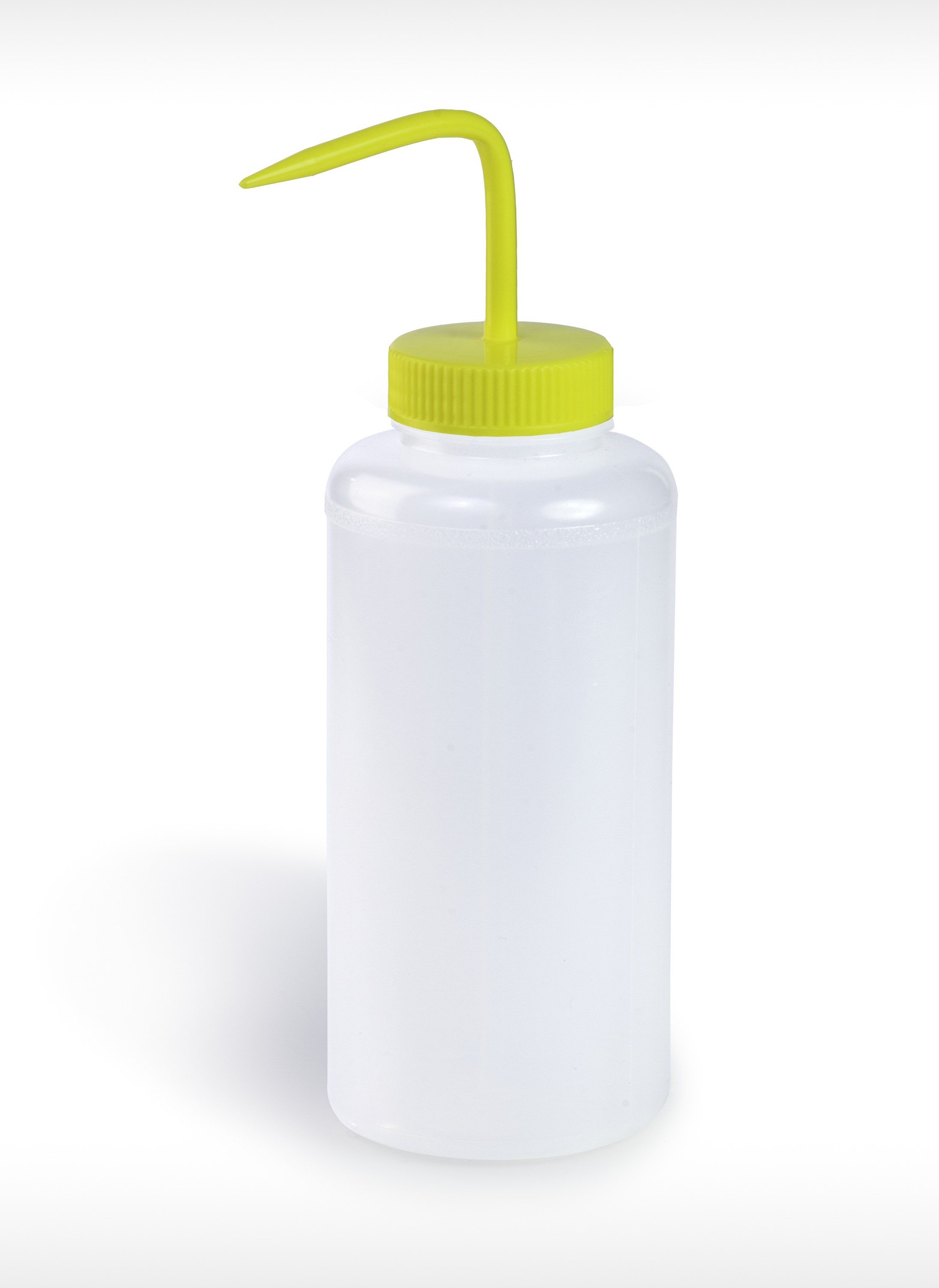 SP Bel-Art Wide-Mouth 1000ml (32oz) Polyethylene Wash Bottles; Yellow Polypropylene Cap, 53mm Closure (Pack of 4)