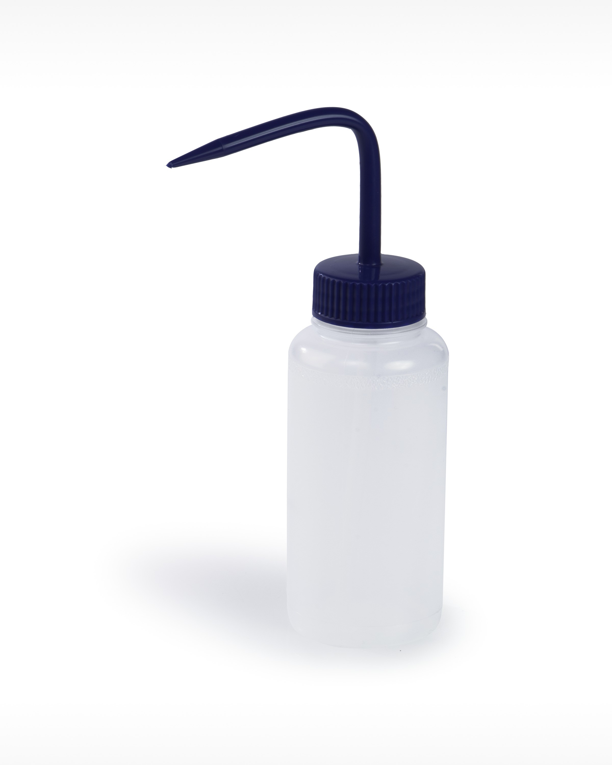 SP Bel-Art Wide-Mouth 250ml (8oz) Polyethylene Wash Bottles; Blue Polypropylene Cap, 38mm Closure (Pack of 6)