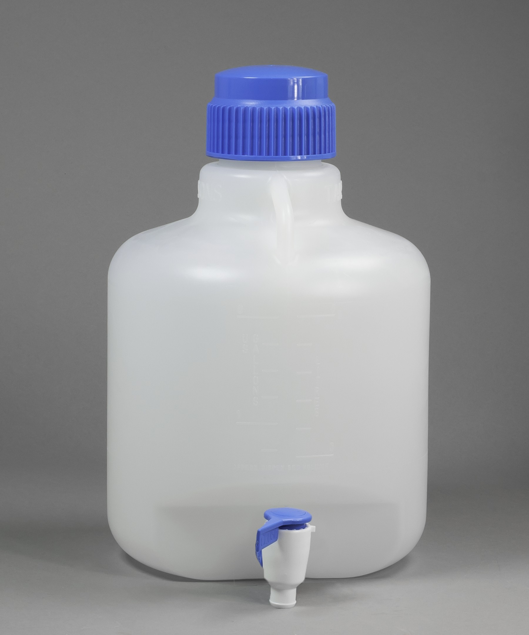SP Bel-Art Autoclavable Polypropylene Carboy with Spigot; 10 Liters (2.6 Gallons)