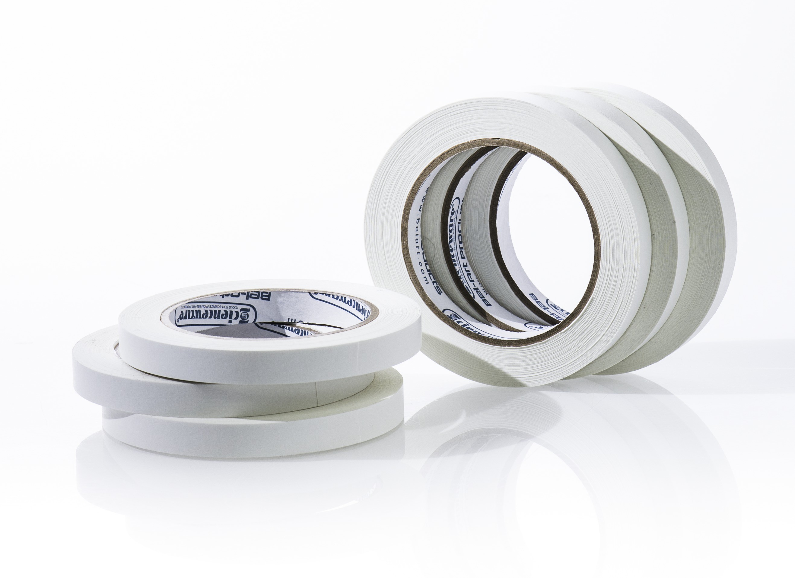 SP Bel-Art Write-On White Label Tape; 40yd Length, ¹/₂ in. Width, 3 in. Core (Pack of 6)