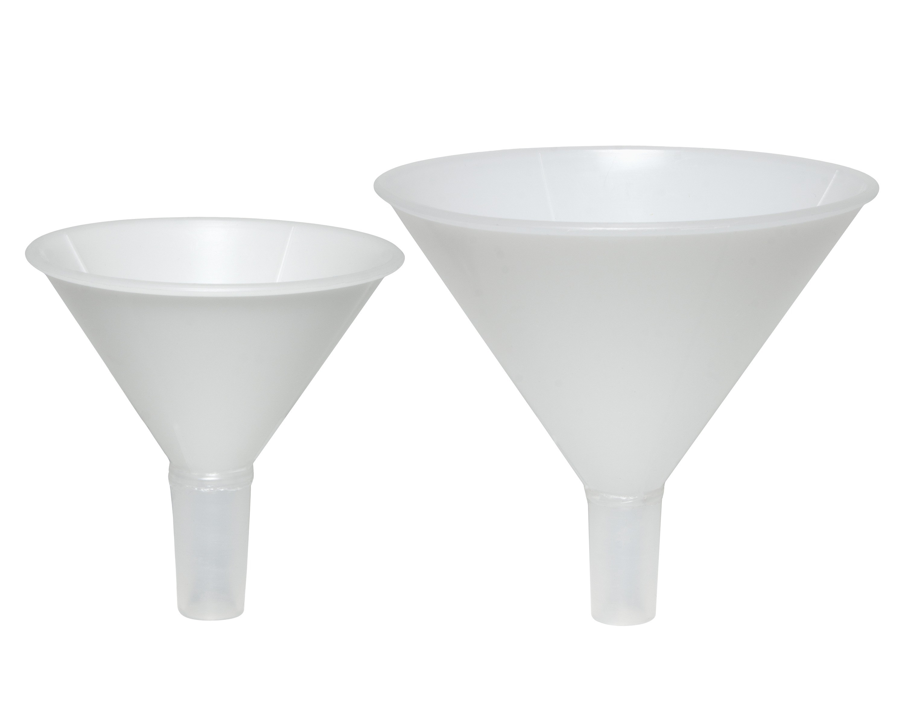 Powder Funnels with Tapered Stem