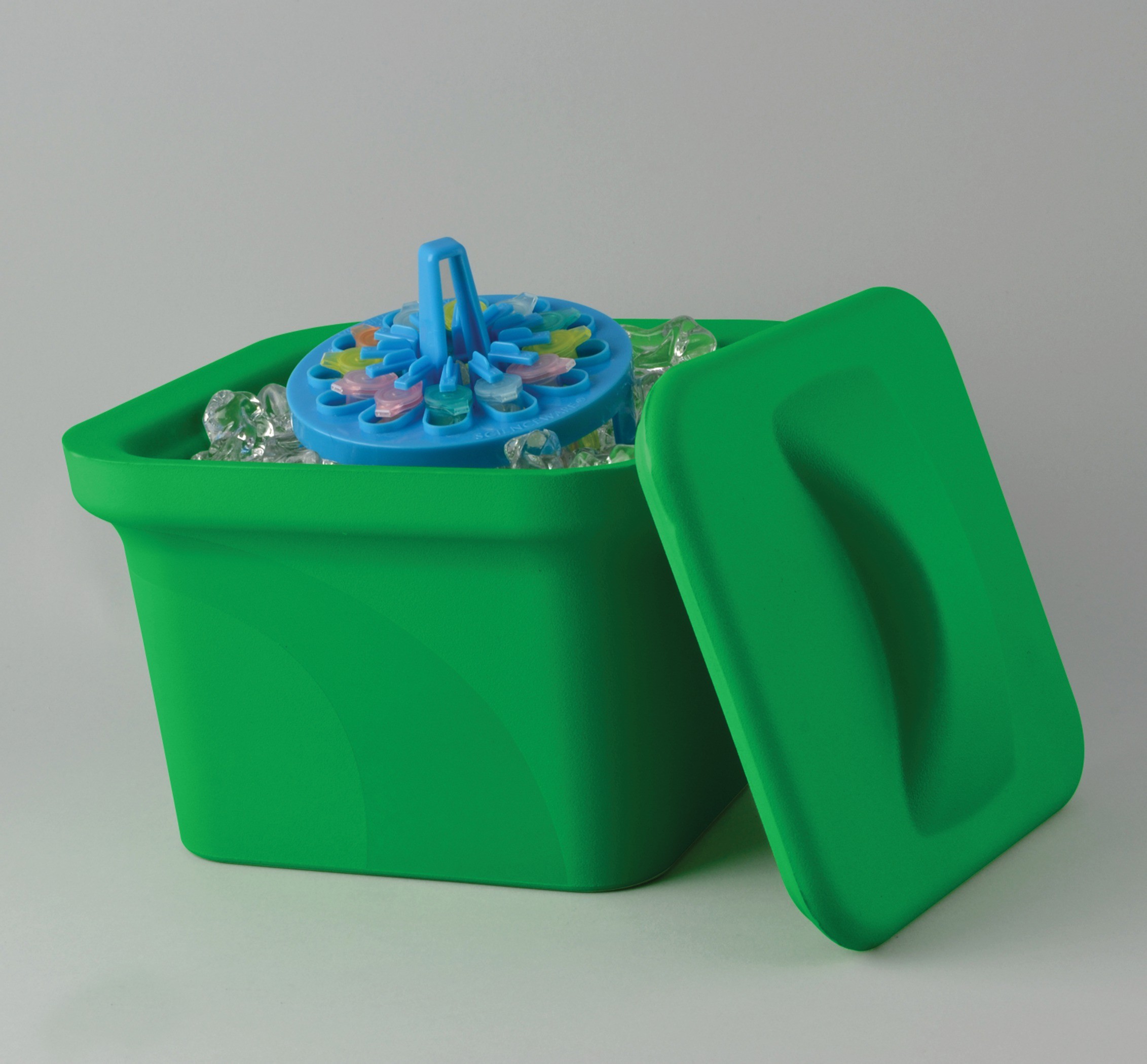 SP Bel-Art Magic Touch 2 High Performance Green Ice Pan; 1.0 Liter Mini Model, With Lid