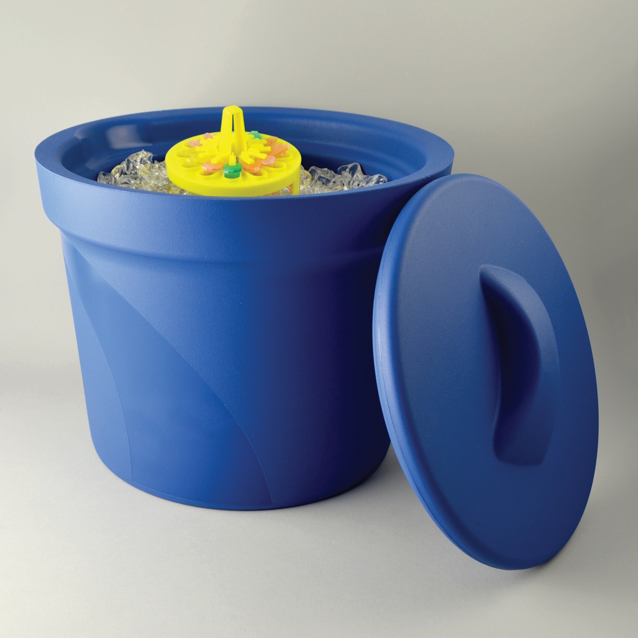 SP Bel-Art Magic Touch 2 High Performance Blue Ice Bucket; 4.0 Liter, With Lid