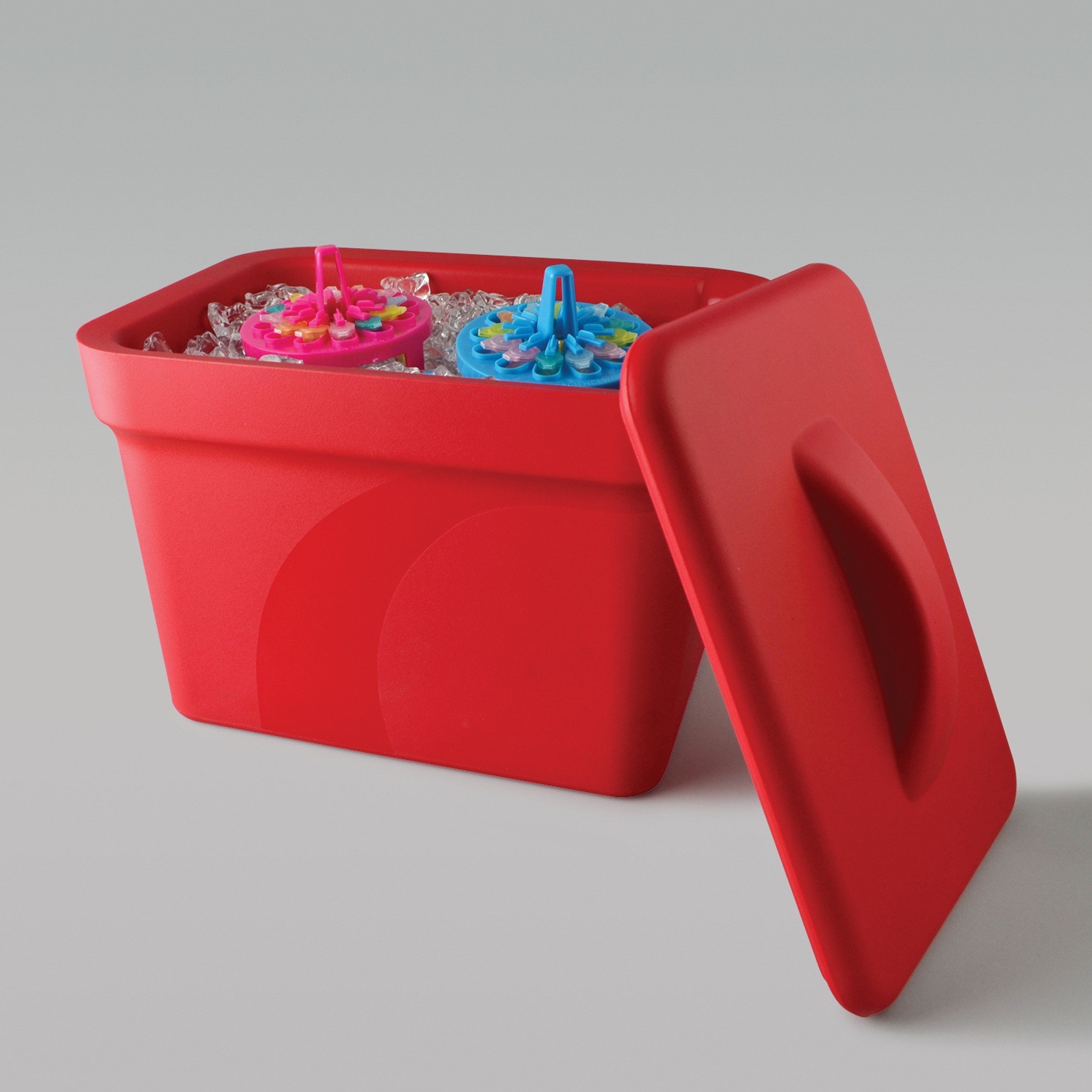 SP Bel-Art Magic Touch 2 High Performance Red Ice Pan; 4.0 Liter Midi Model, With Lid