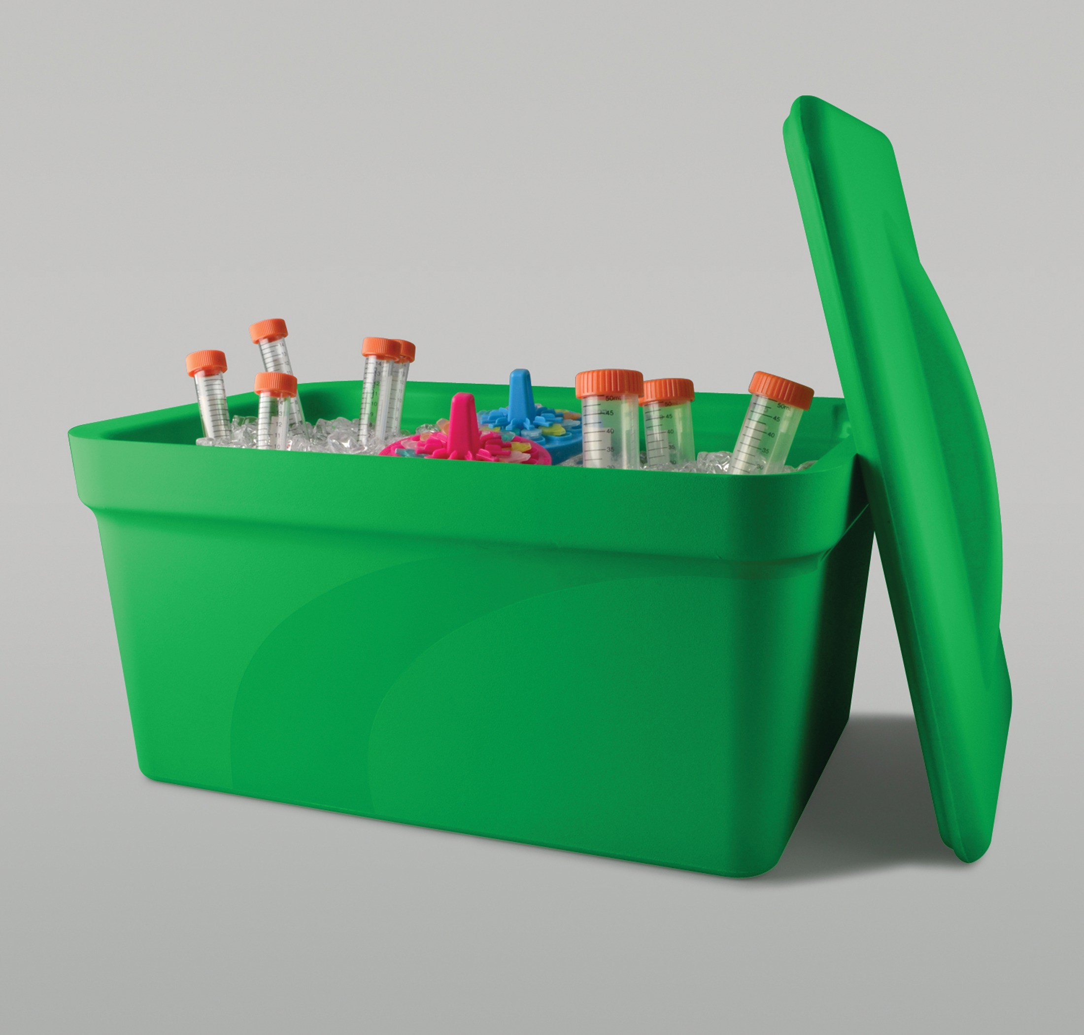 SP Bel-Art Magic Touch 2 High Performance Green Ice Pan; 9.0 Liter Maxi Model, With Lid