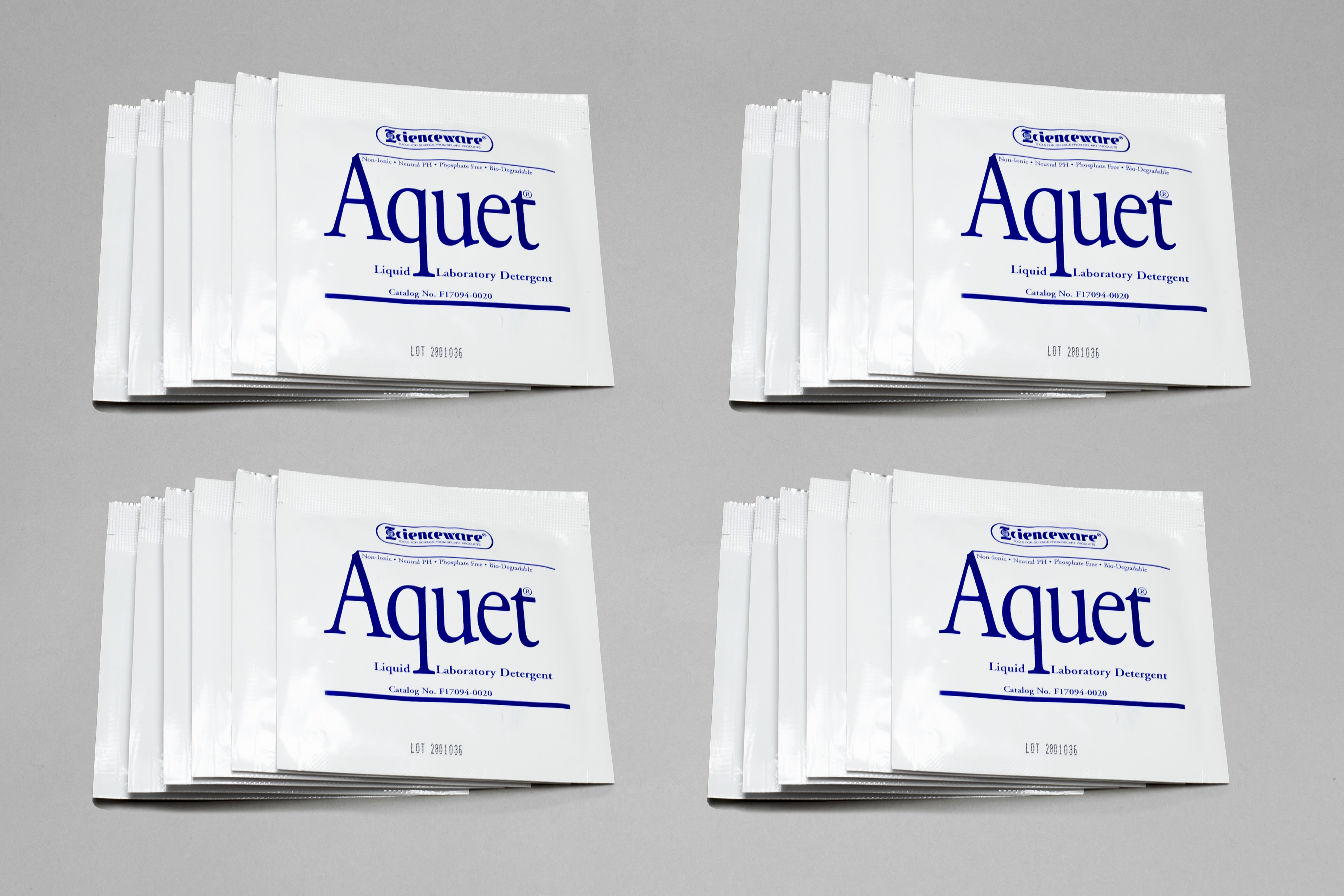 SP Bel-Art Aquet Detergent Concentrate for Glassware and Plastics; 20 ml Pouches (Pack of 20)