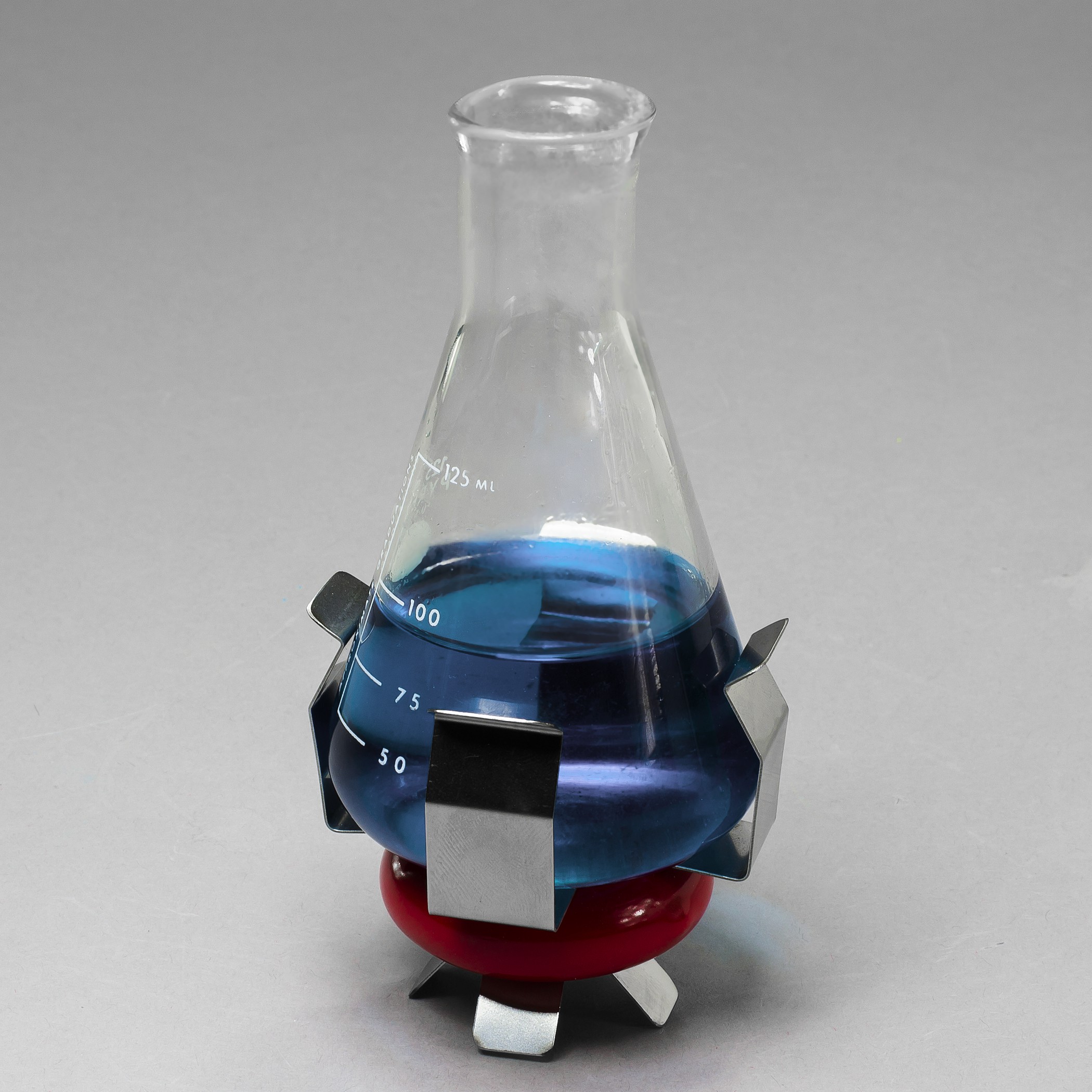 SP Bel-Art 0.46lb Weighted Beaker/Flask Holder with Vikem Vinyl Coating; For 100ml Beakers