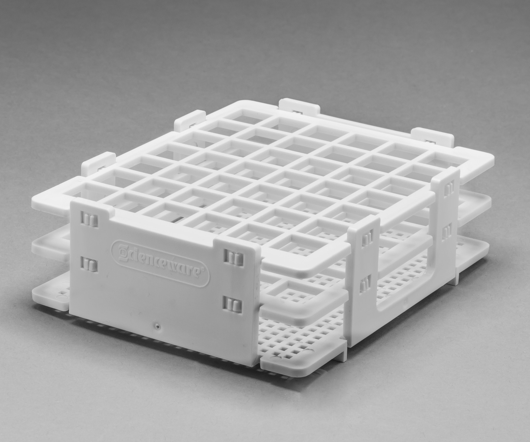 SP Bel-Art No-Wire Bottle and Vial Rack; For 10-13mm Bottles and Vials, 42 Places
