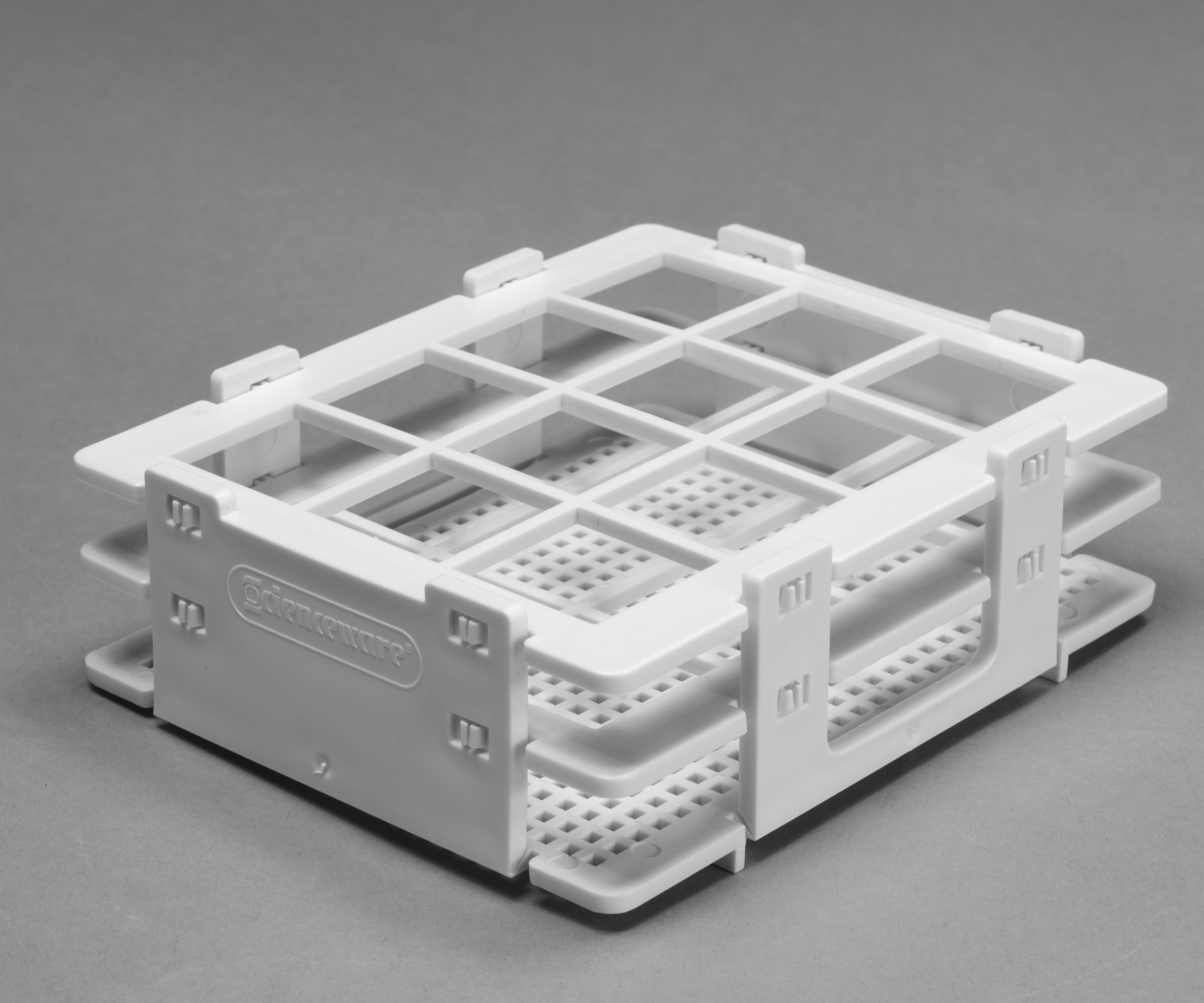 SP Bel-Art No-Wire Bottle and Vial Rack; For 20-25mm Bottles and Vials, 12 Places