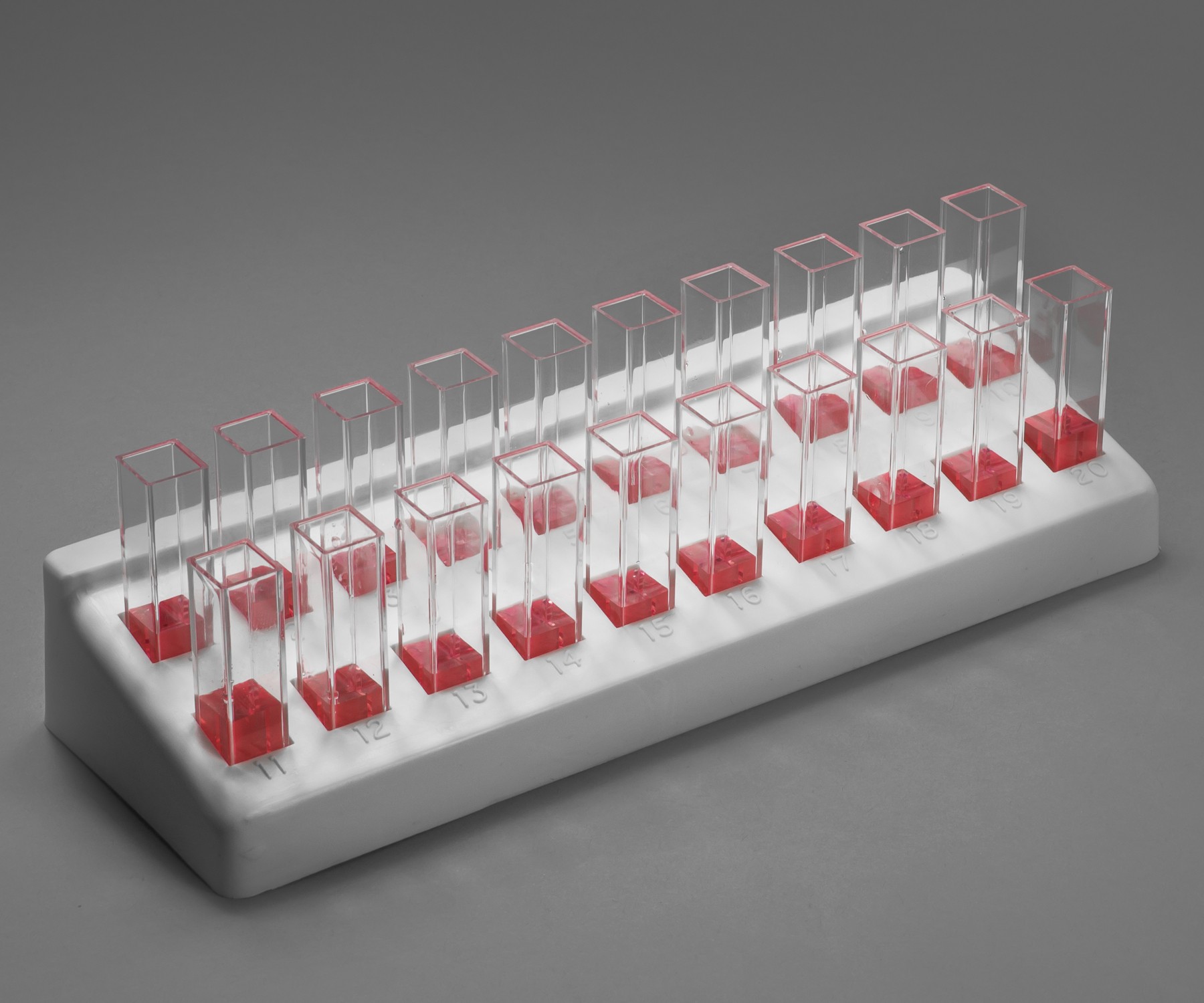 SP Bel Art SP Bel Art Spectro Cuvette Rack For 10mm Cuvettes 20 Places SP Bel Art