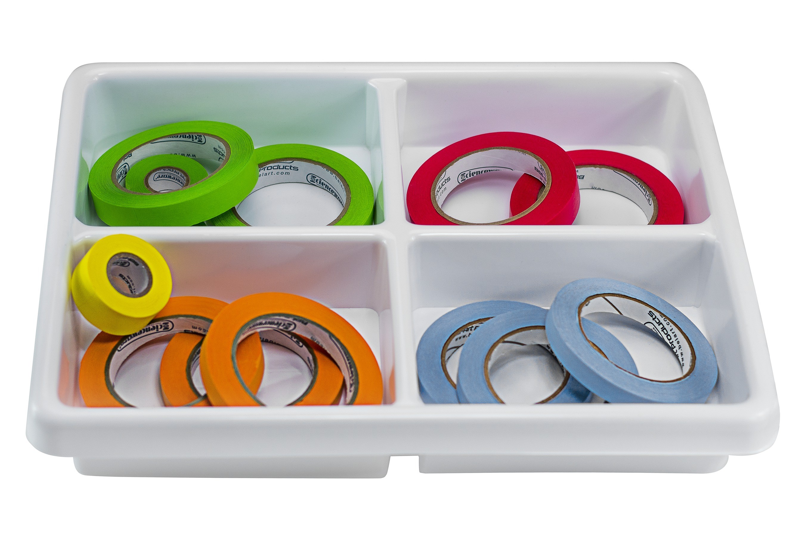 SP Bel-Art Lab Drawer 4 Compartment Tray; 14 x 17½ x 2¼ in.