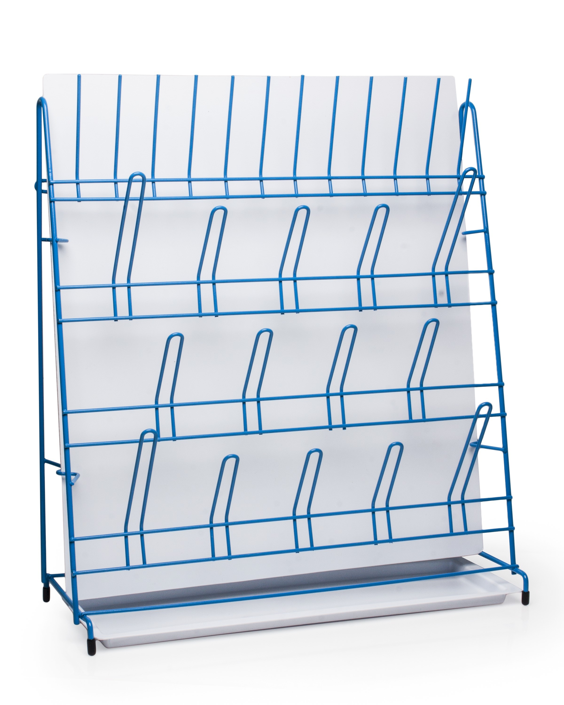 SP Bel-Art Poxygrid Labware Drain Stand; 16¾ x 6½ x 19 in., 14 Supports