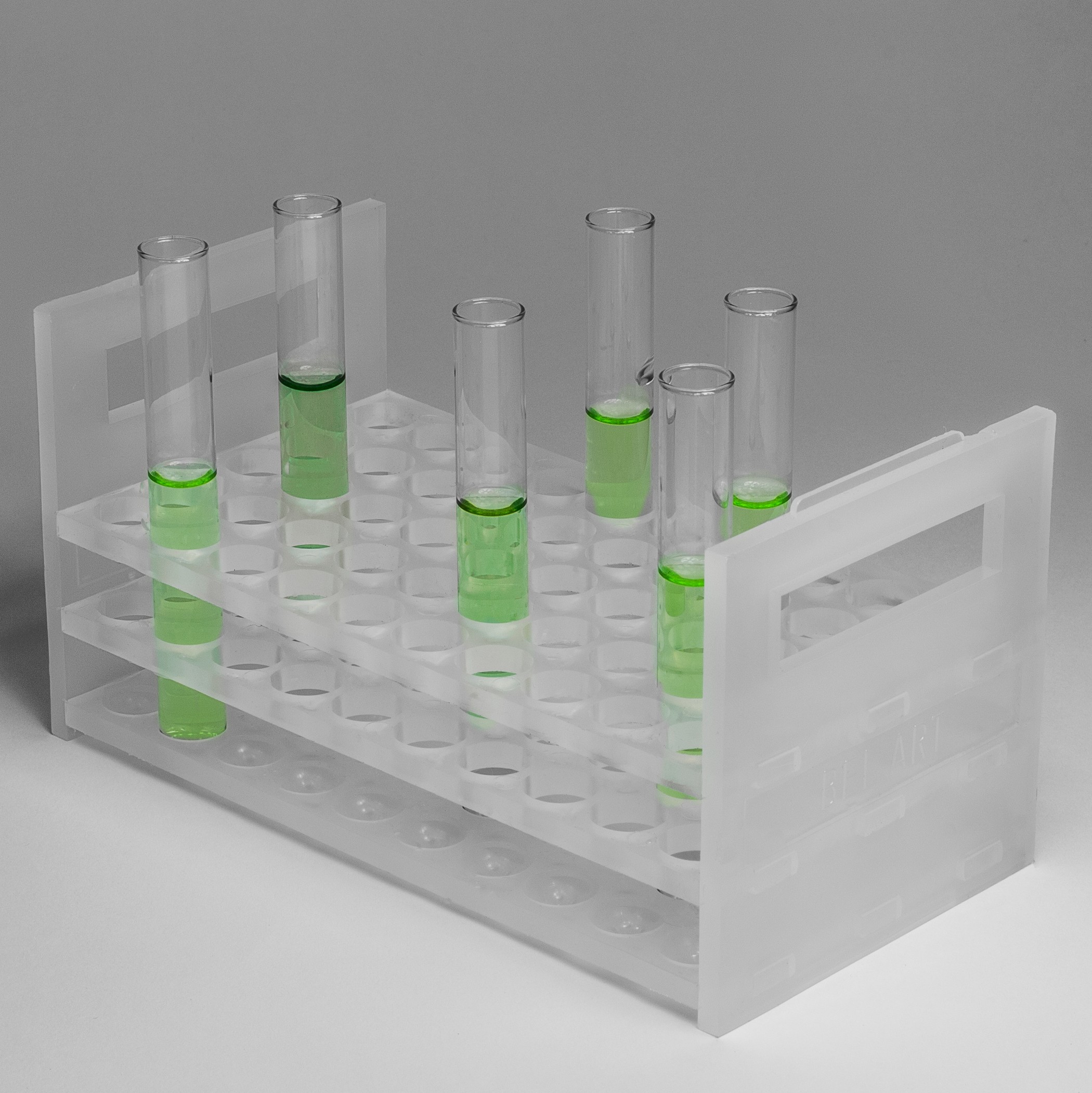 SP Bel-Art Heavy Duty Test Tube Rack; For 13-16mm Tubes, 50 Places