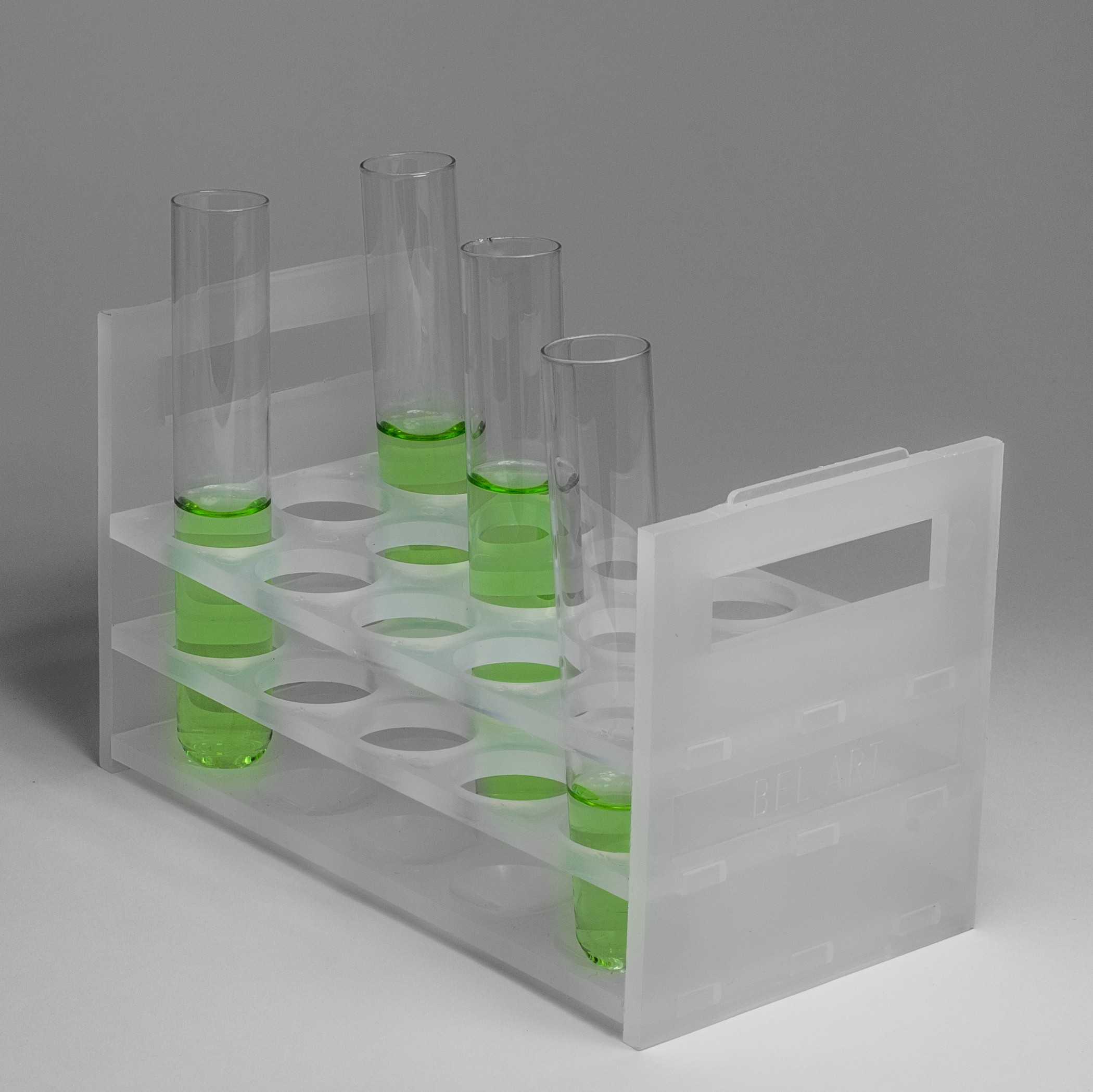 SP Bel-Art Heavy Duty Test Tube Rack; For 20-25mm Tubes, 18 Places