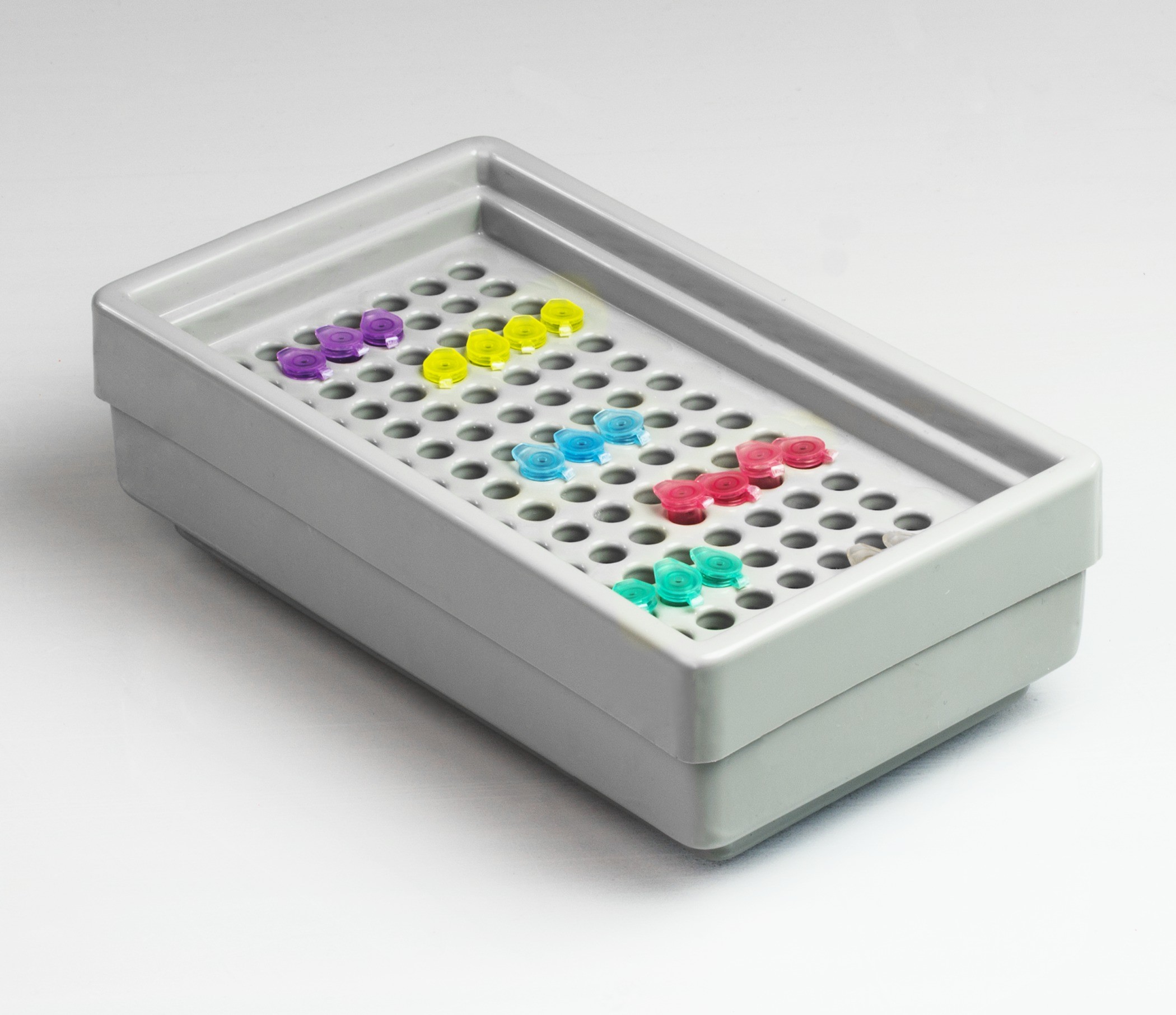 SP Bel-Art Microcentrifuge Tube Ice Rack; For 400 Microliter Tubes, 105 Places