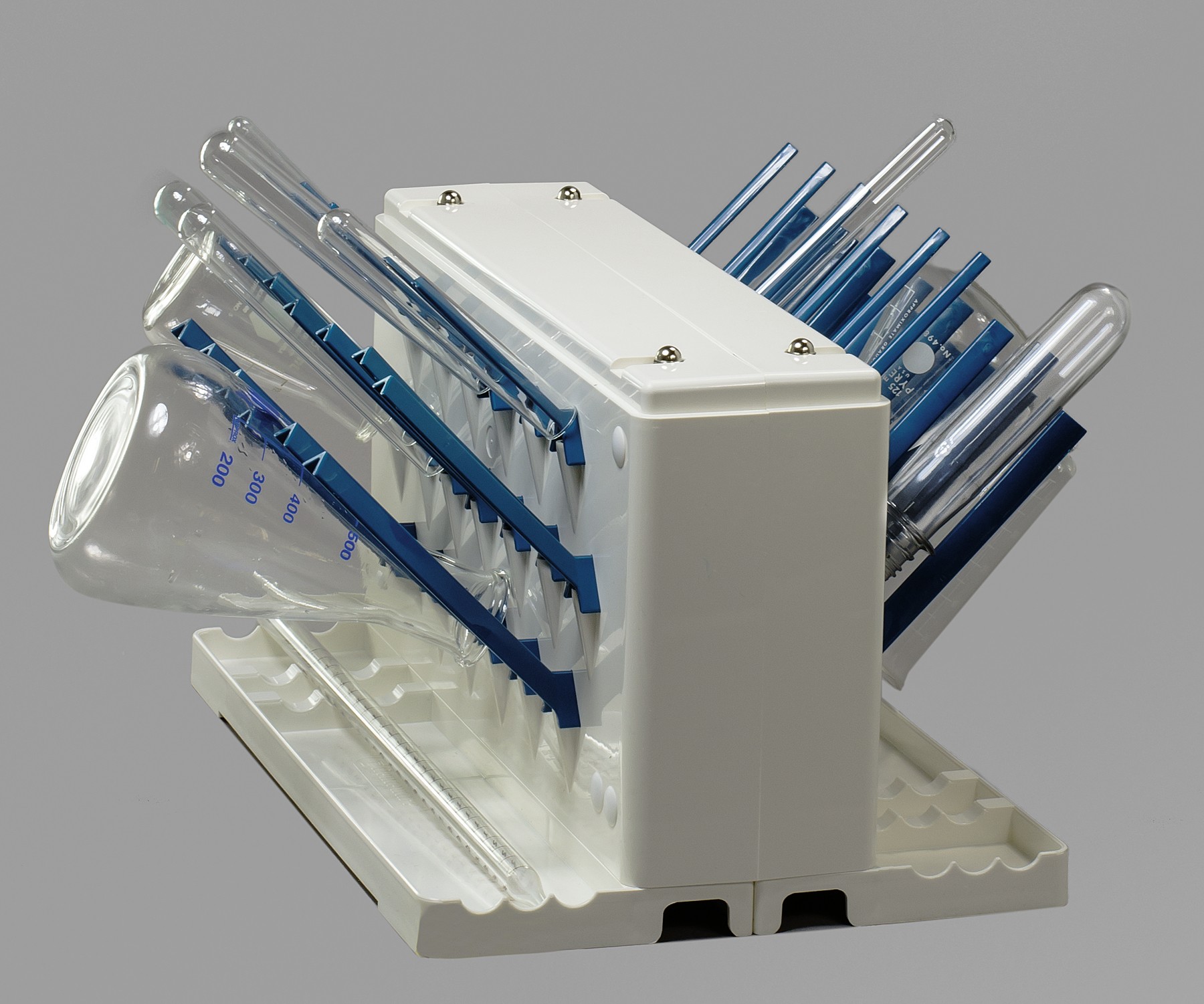 SP Bel-Art Lab-Aire II Double-Sided Non-Electric Benchtop Glassware Dryer; 1 Tier, 14.75 x 10 x 8.4 in.