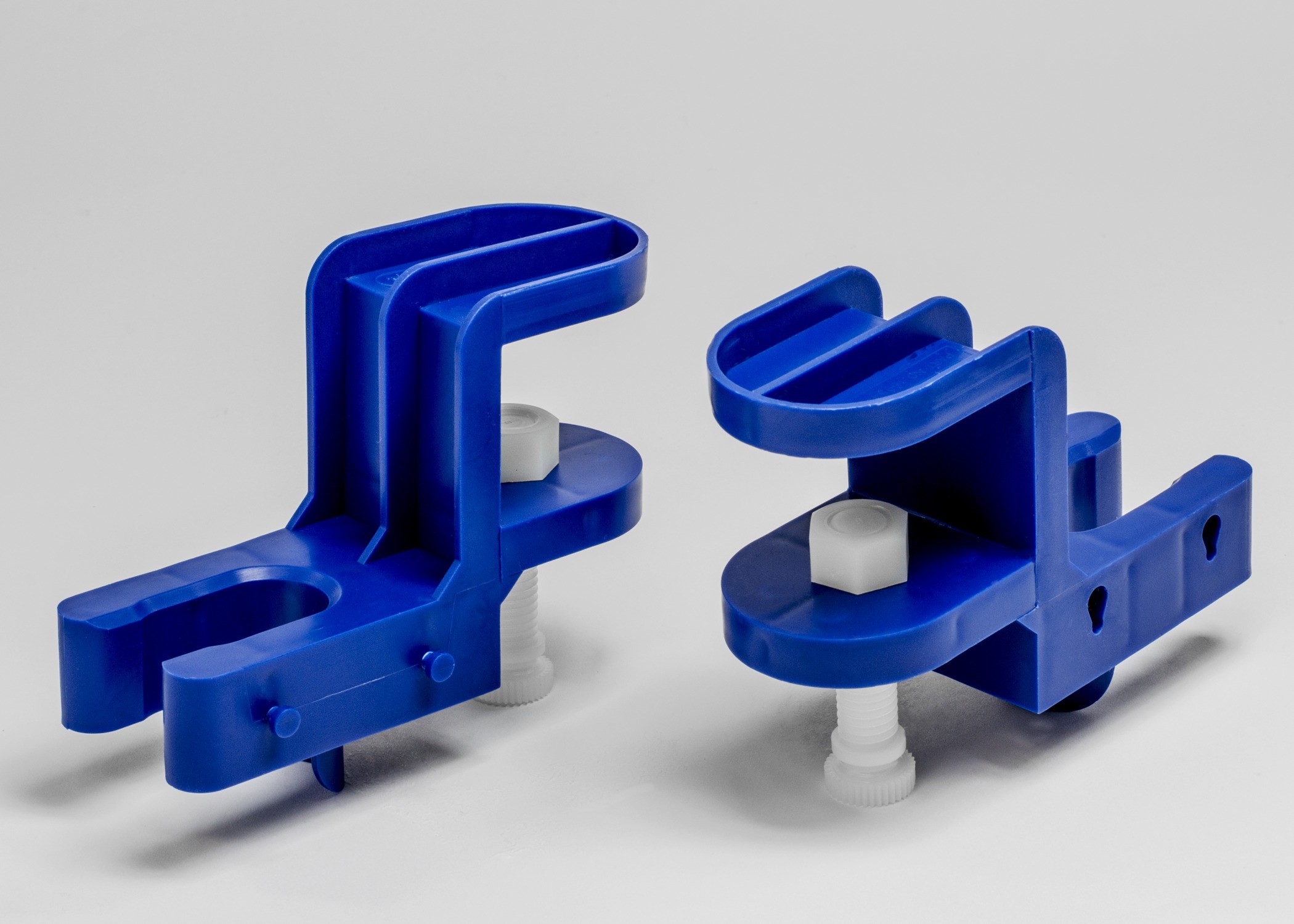 SP Bel-Art Single Holder Clamps for PiRack Polypropylene Pipettor Holder System (Pack of 2)