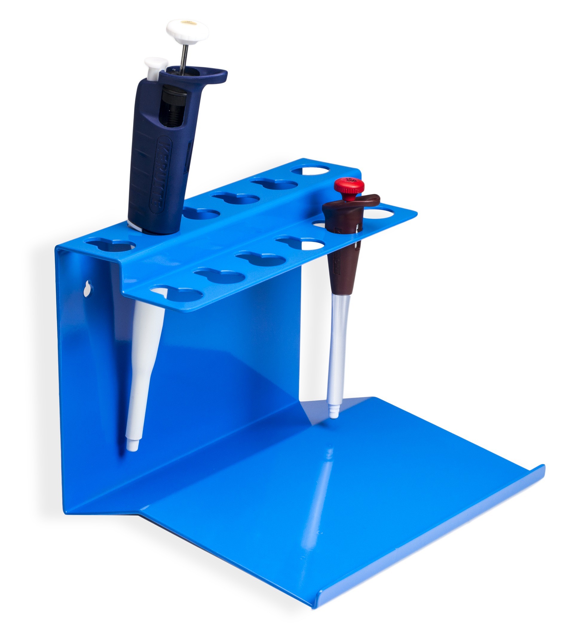 SP Bel-Art Poxygrid Aluminum Microliter Pipettor Rack for Gilson Pipetman with Extended Base