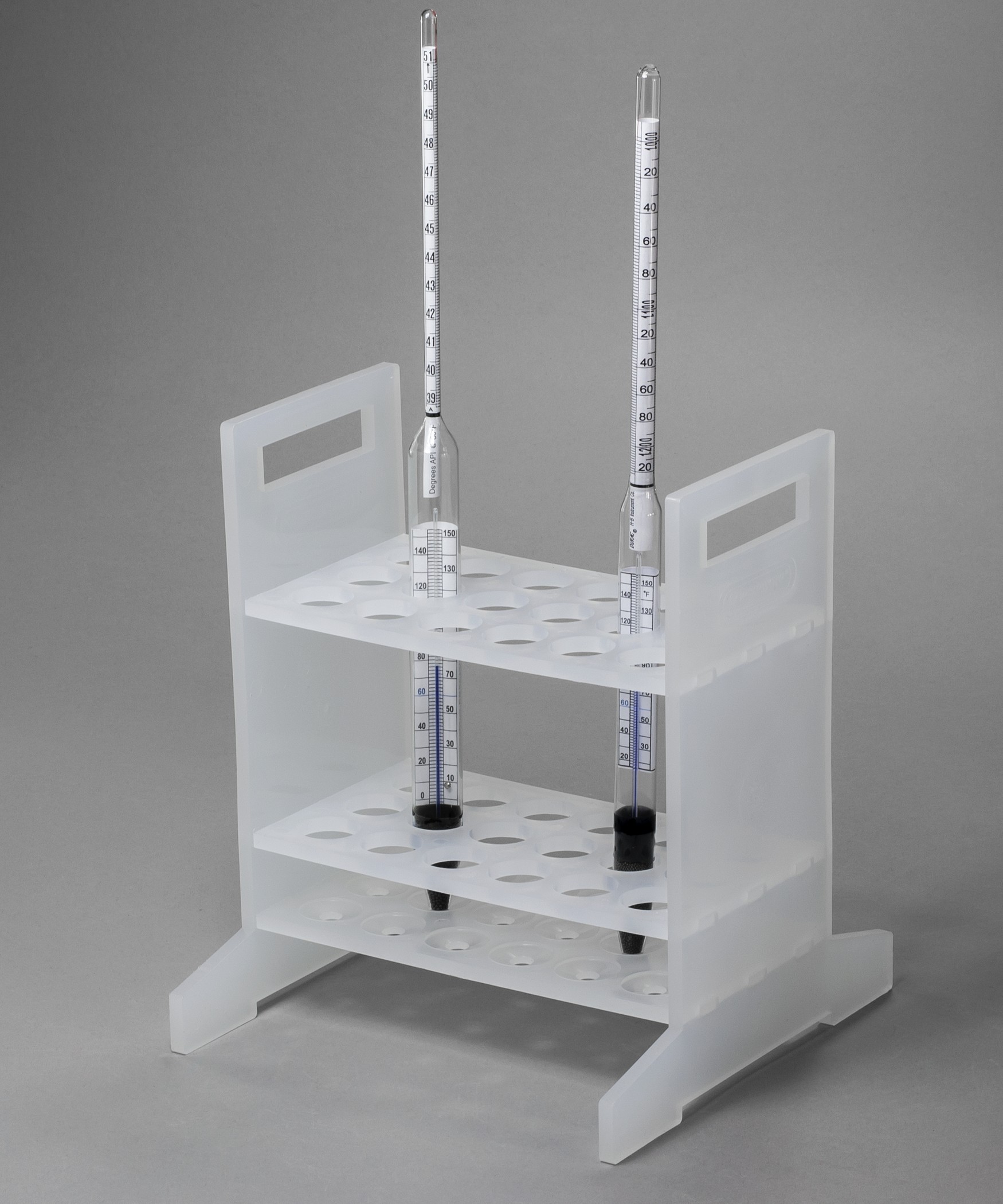 SP Bel-Art Hydrometer Rack; For Long Hydrometers, 18 Places, Polypropylene