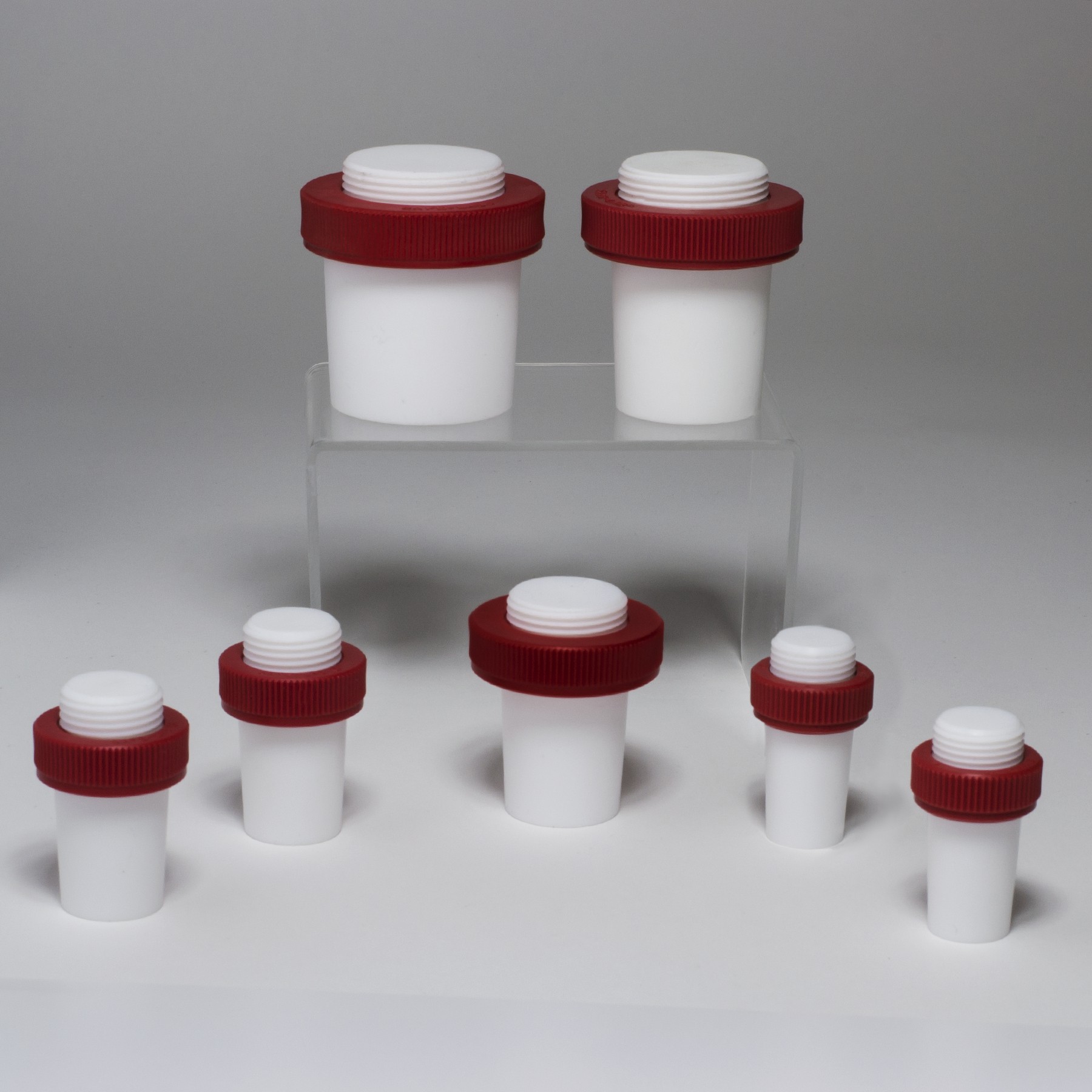 SafeLab Hollow Teflon PTFE Stoppers for Tapered Joints Default