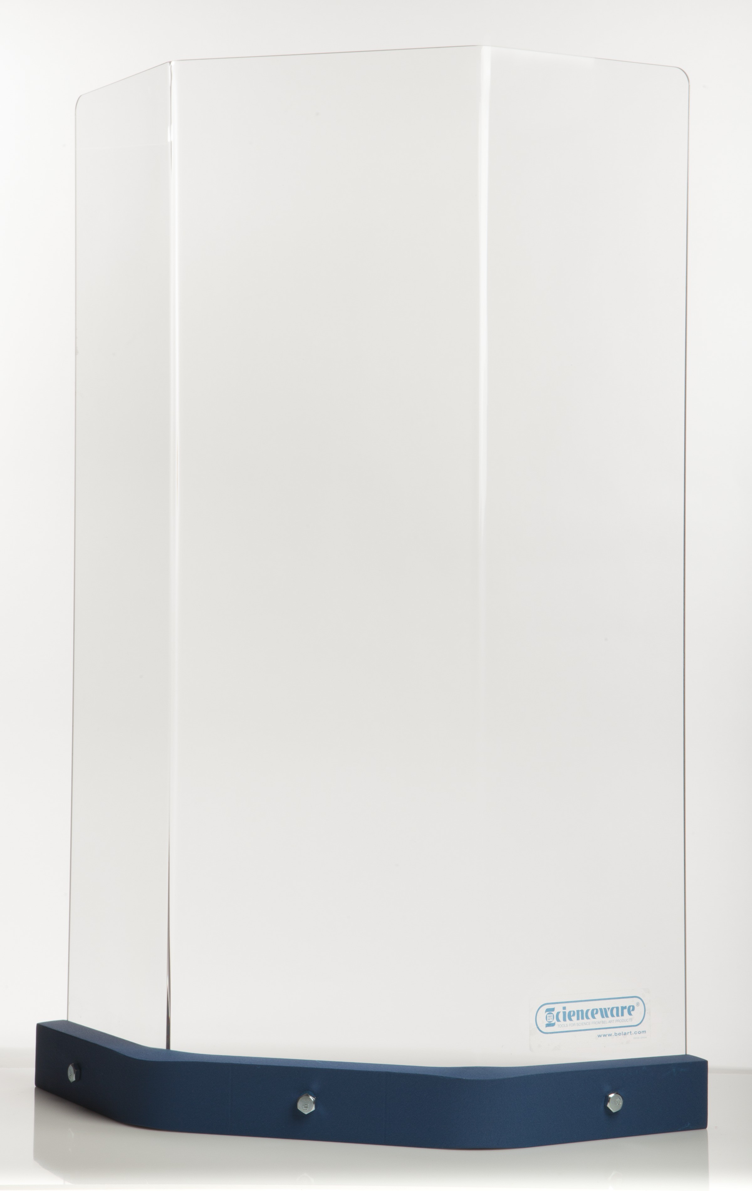 SP Bel-Art Weighted Safety Shield; 18.5lb, Polycarbonate, 19½ x 6½ x 30 in.
