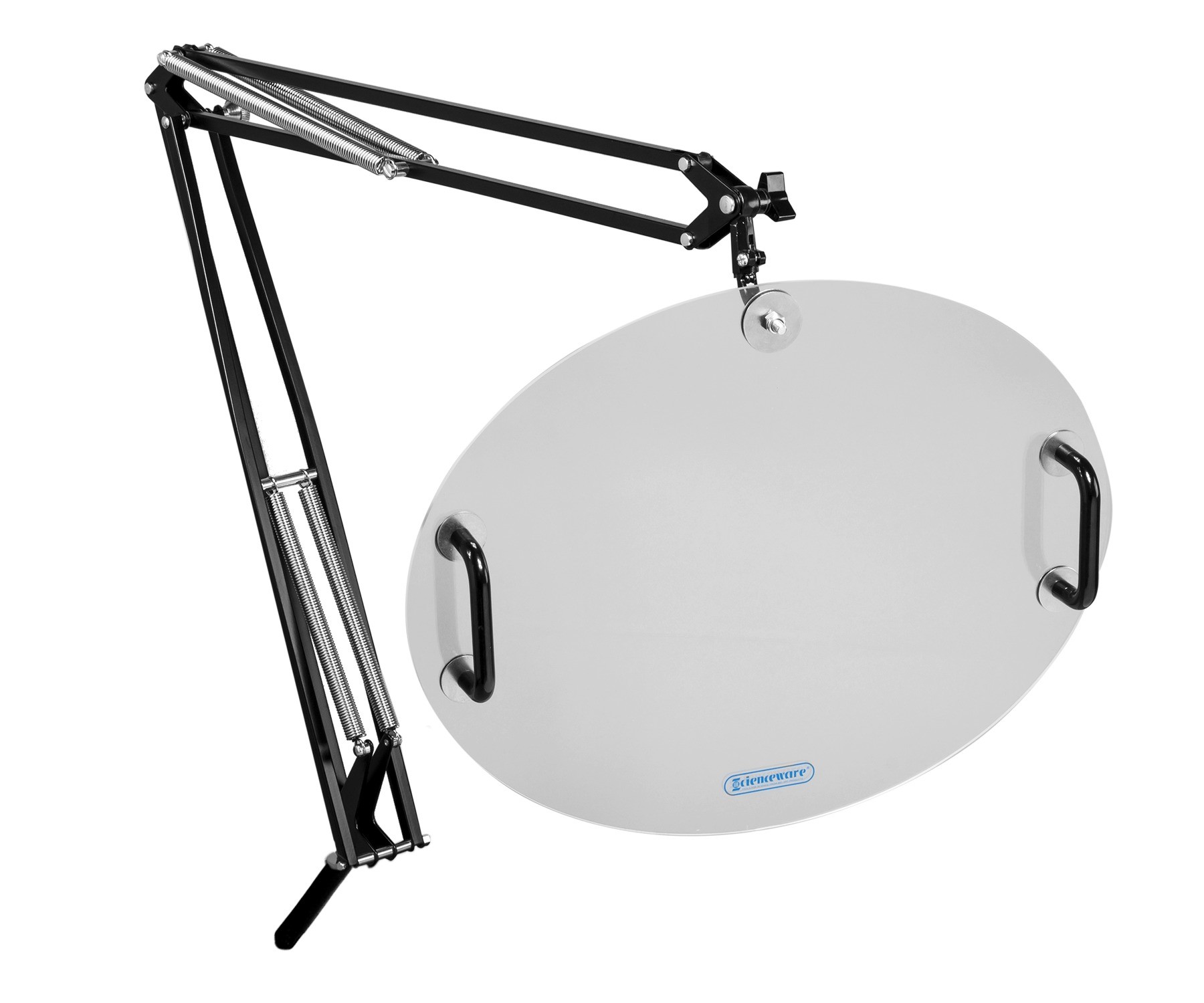 SP Bel-Art Splash Shield; 38 in. Articulating Arm, 12 x 15 in., Plexiglass