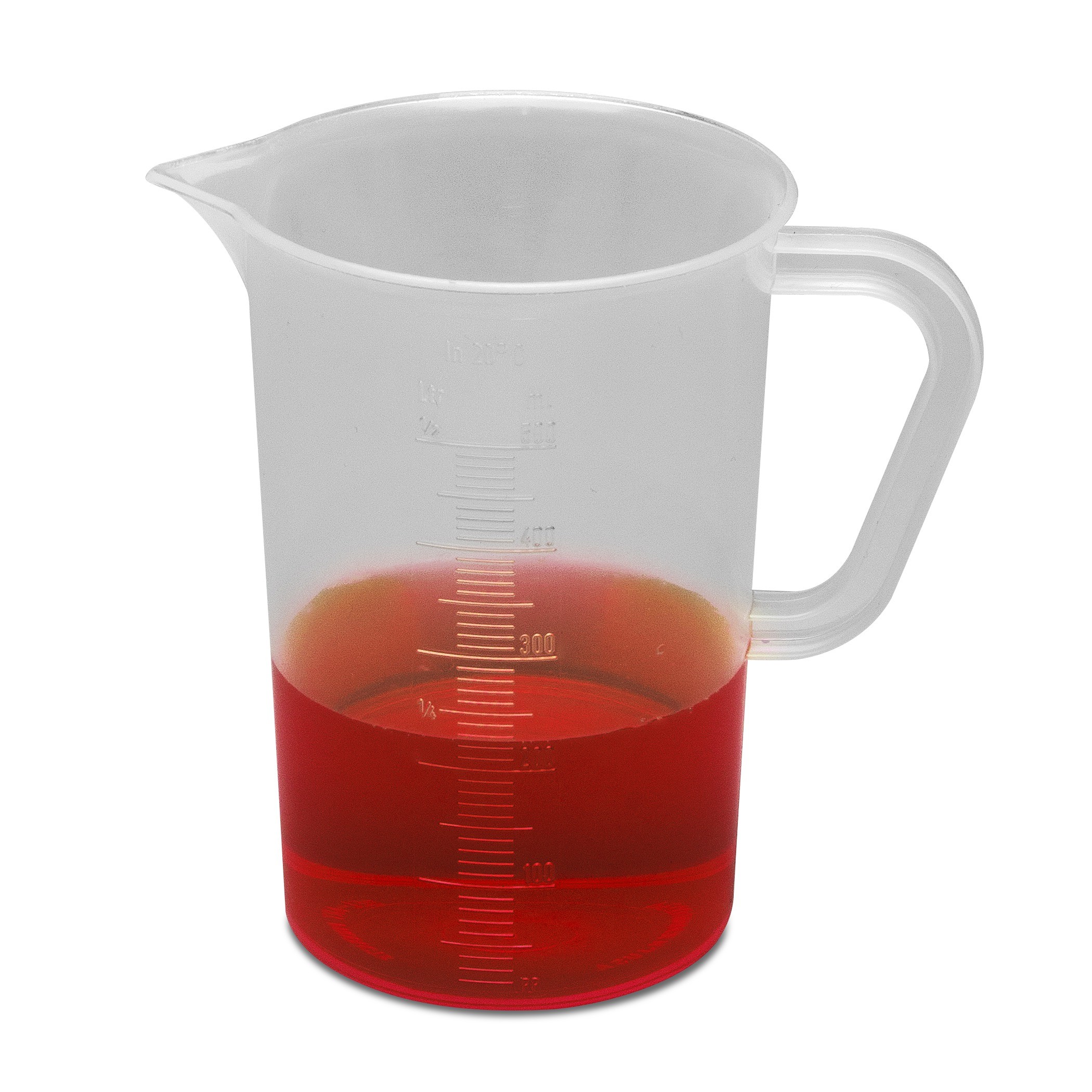 SP Bel-Art Tall Form 500ml Polypropylene Graduated Pitcher; 10ml Graduation