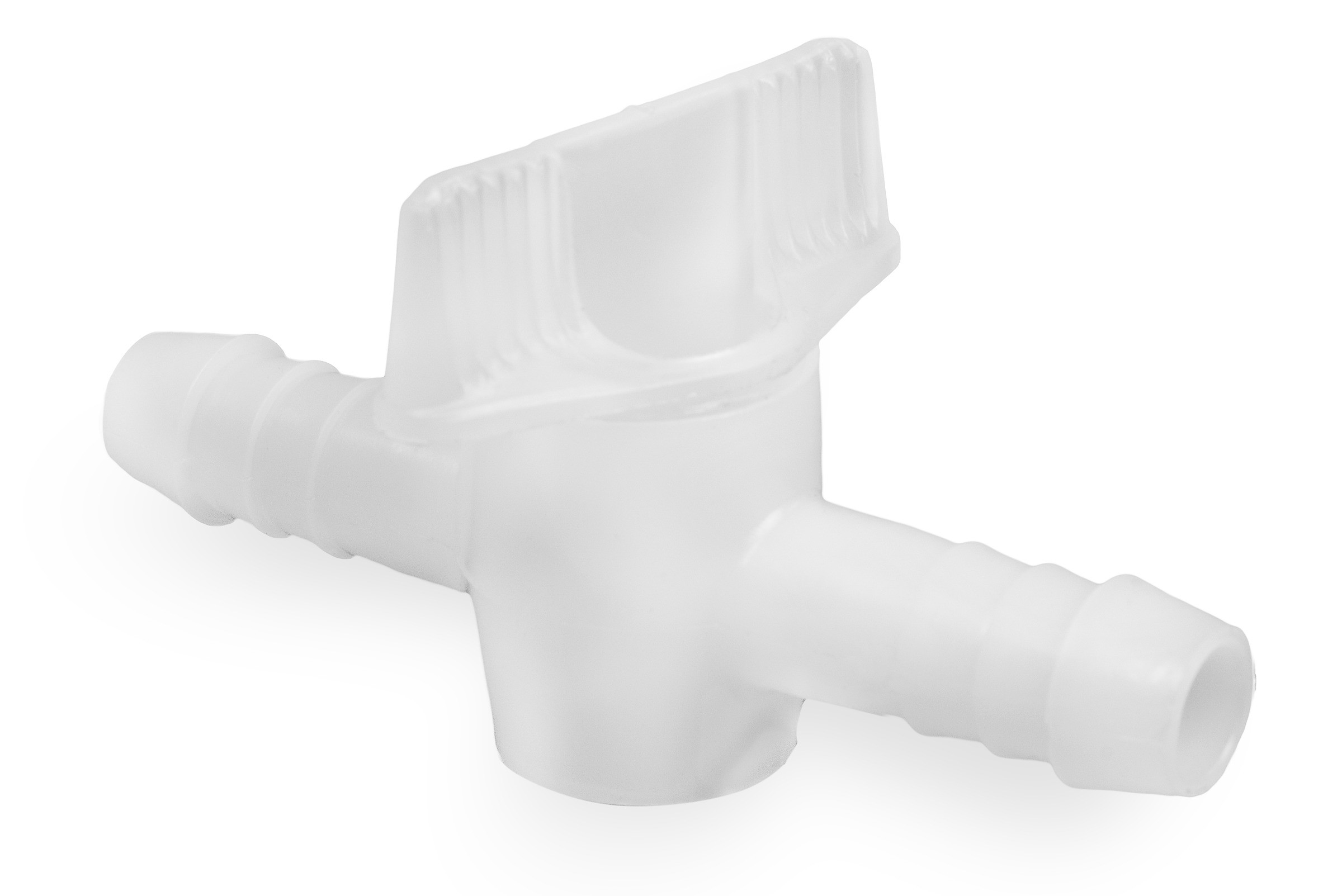 SP Bel-Art 2-Piece Stopcock for ½ in. Tubing; Polyethylene