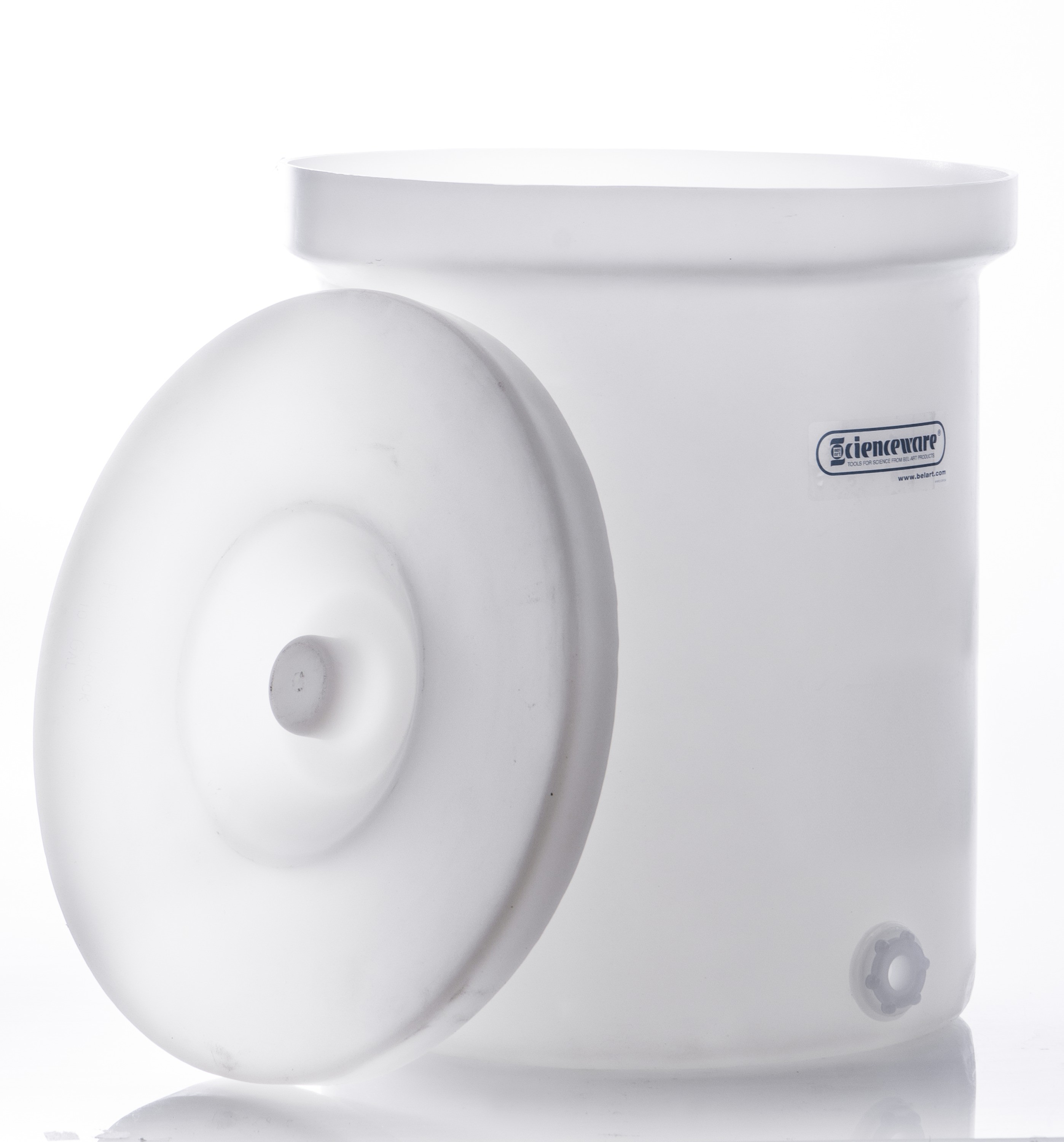 SP Bel-Art Polly-Crock Polyethylene Tank with Lid, without Faucet; 10gal