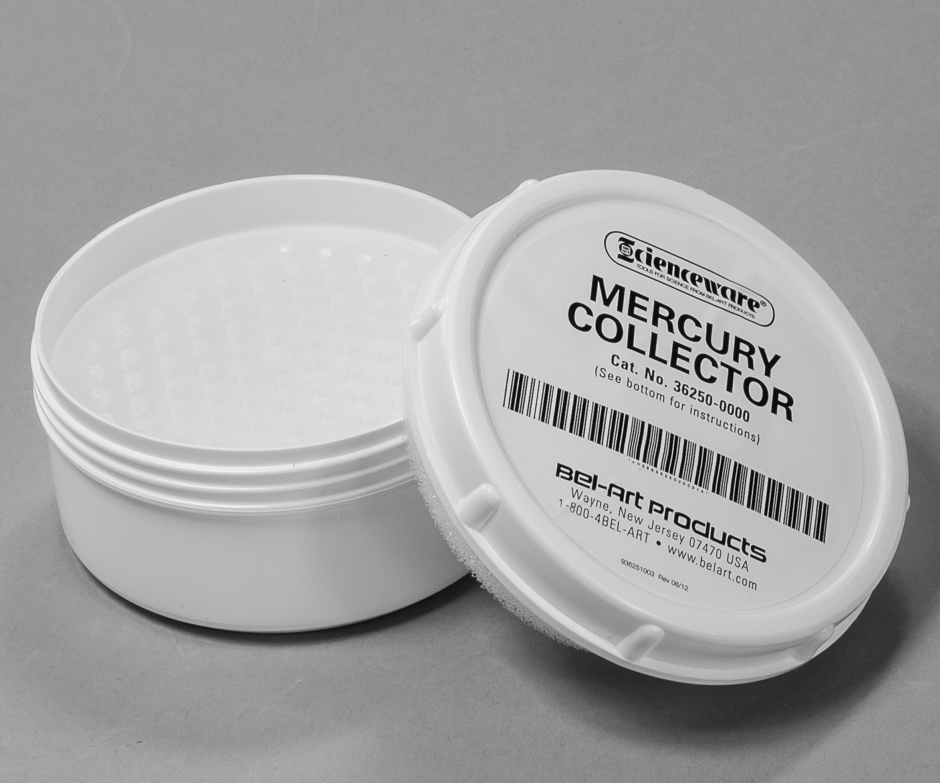 SP Bel-Art Mercury Collector; 125ml, 4⅛ x 2 in.