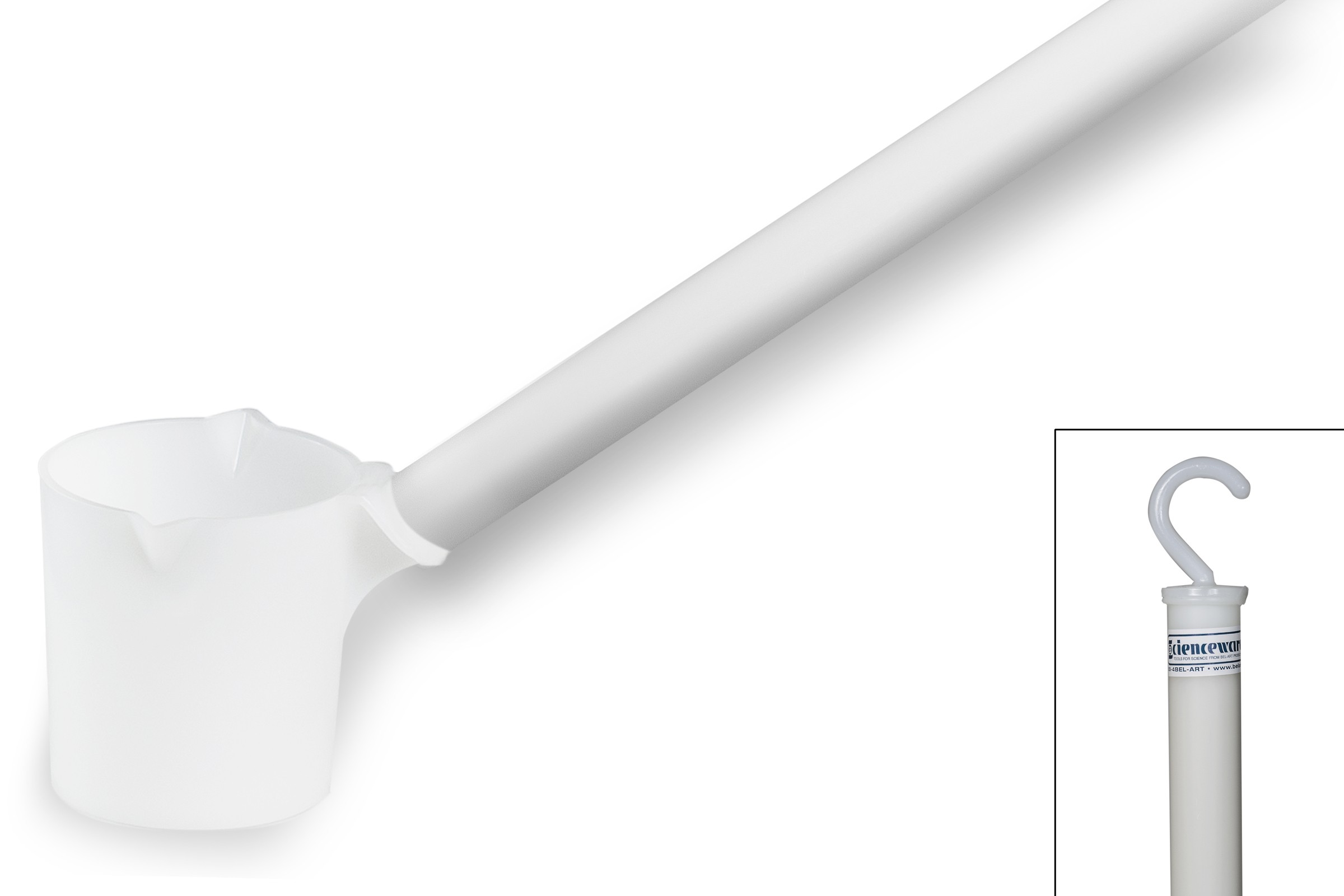 BelArt LongHandled Dipper; 16oz, 6ft Handle, Plastic Default