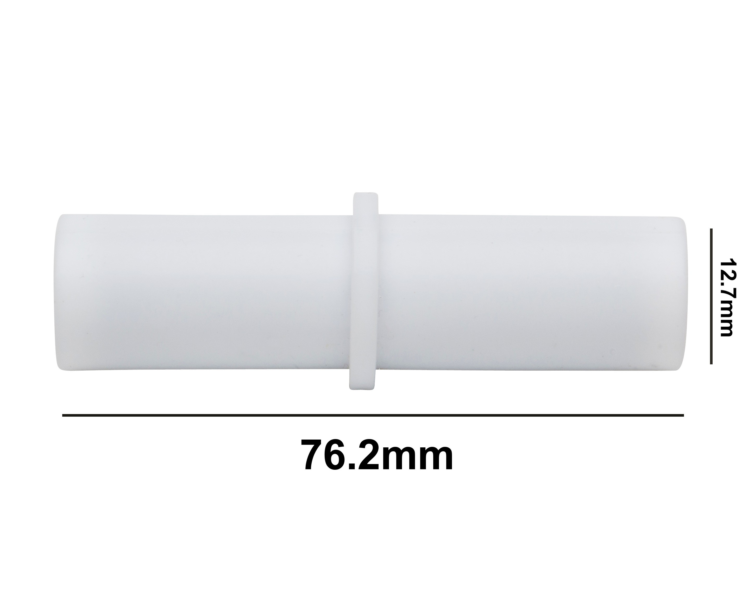 SP Bel-Art Spinbar Teflon Cylindrical Magnetic Stirring Bar; 76.2 x 12.7mm, White