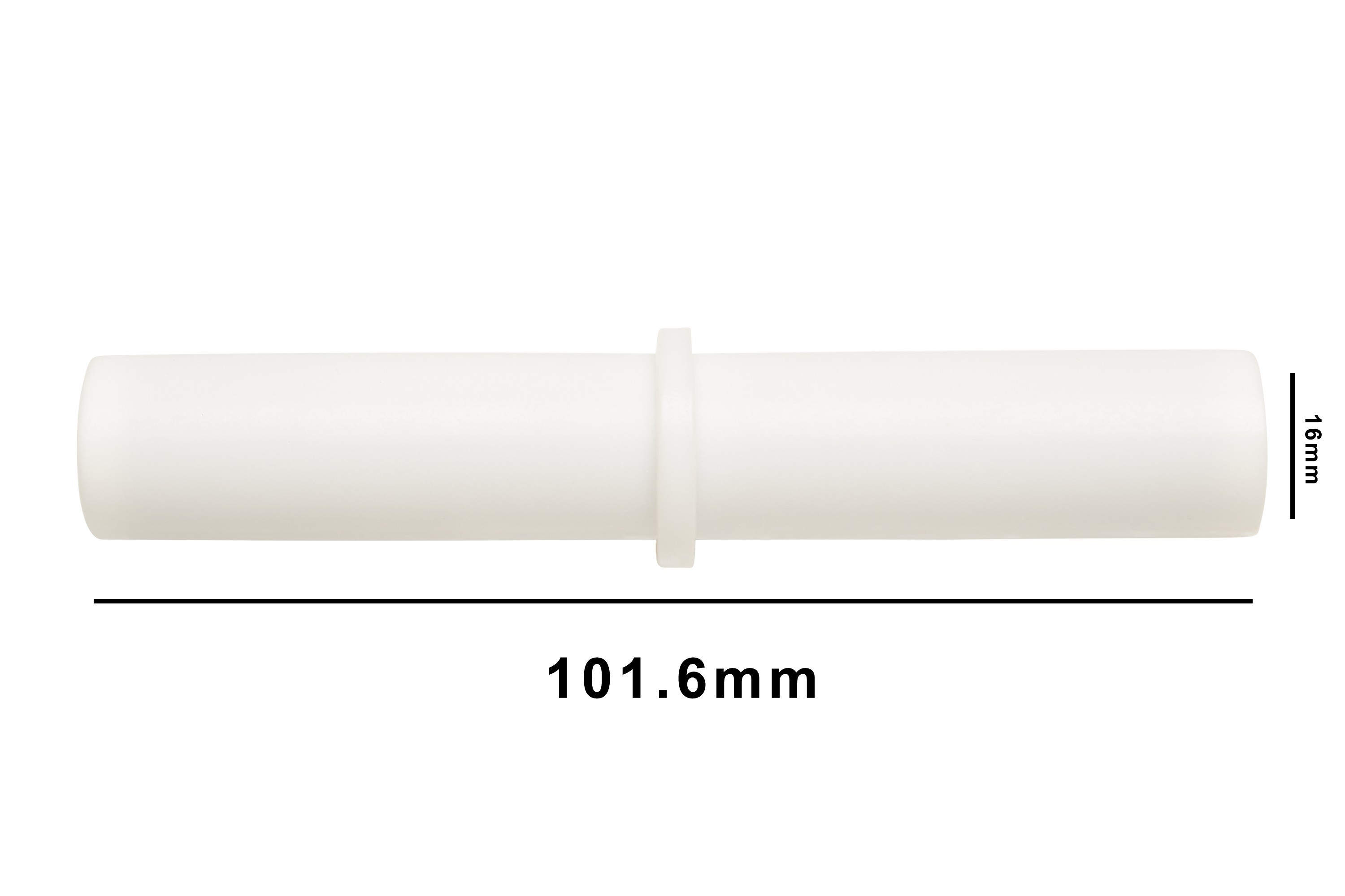 SP Bel-Art Spinbar Teflon Cylindrical Magnetic Stirring Bar; 101.6 x 16mm, White
