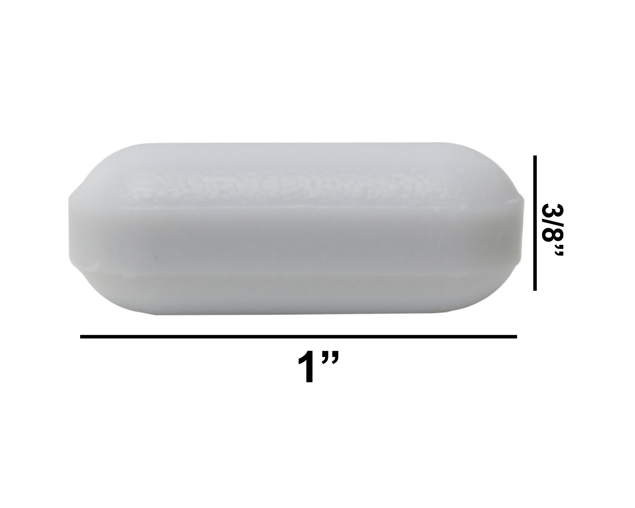 SP Bel-Art Spinbar Teflon Polygon Magnetic Stirring Bar; 1 x ⅜ in., White, without Pivot Ring