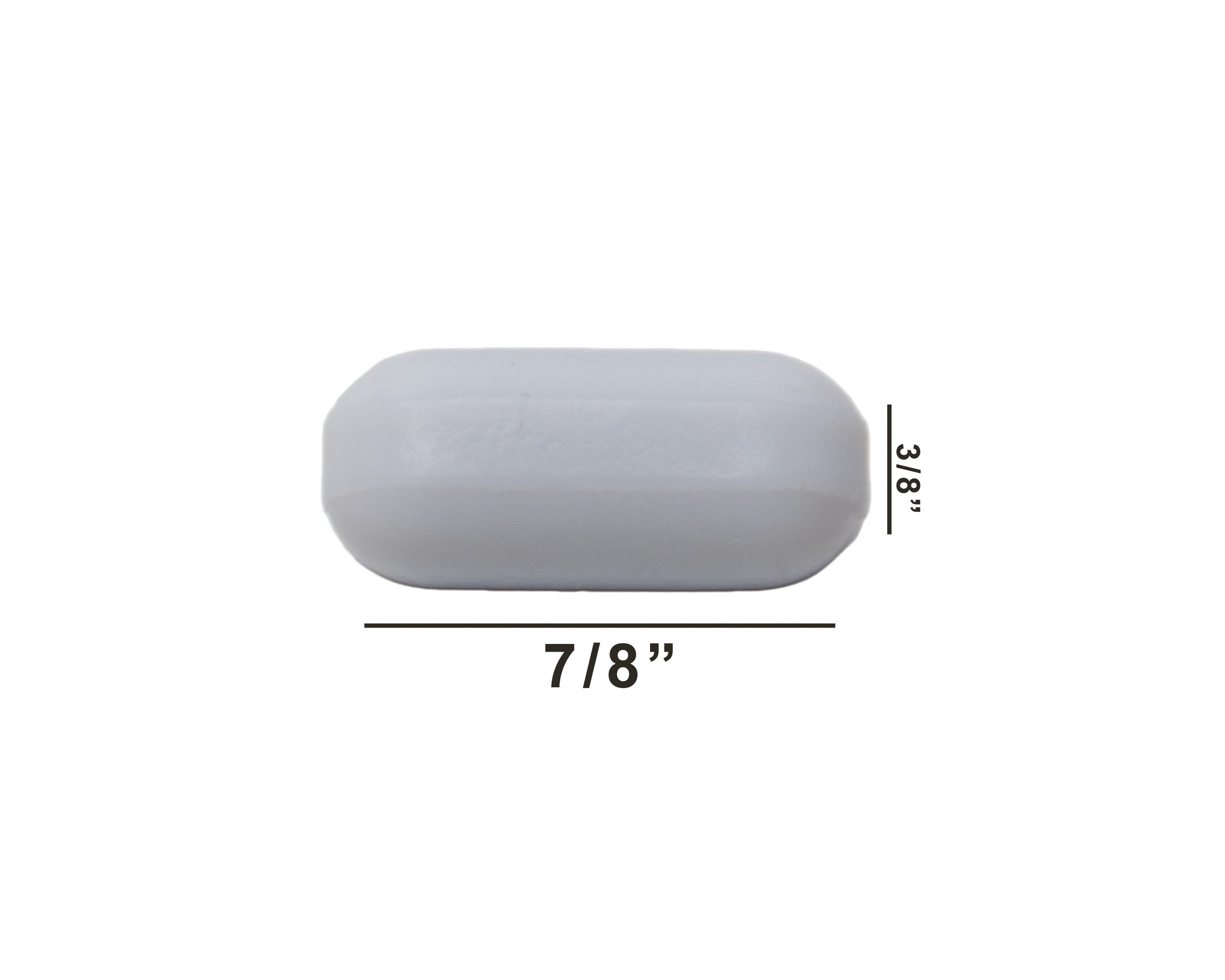 SP Bel-Art | SP Bel-Art Spinbar Teflon Polygon Magnetic Stirring Bar; ⅞ x ⅜  in., White, without Pivot Ring | SP Bel-Art
