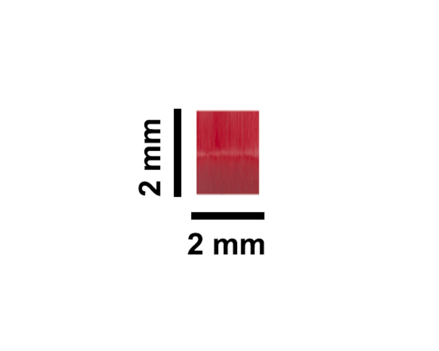 SP Bel-Art Spinbar Teflon Micro (Flea) Magnetic Stirring Bar; 2 x 2mm, Red