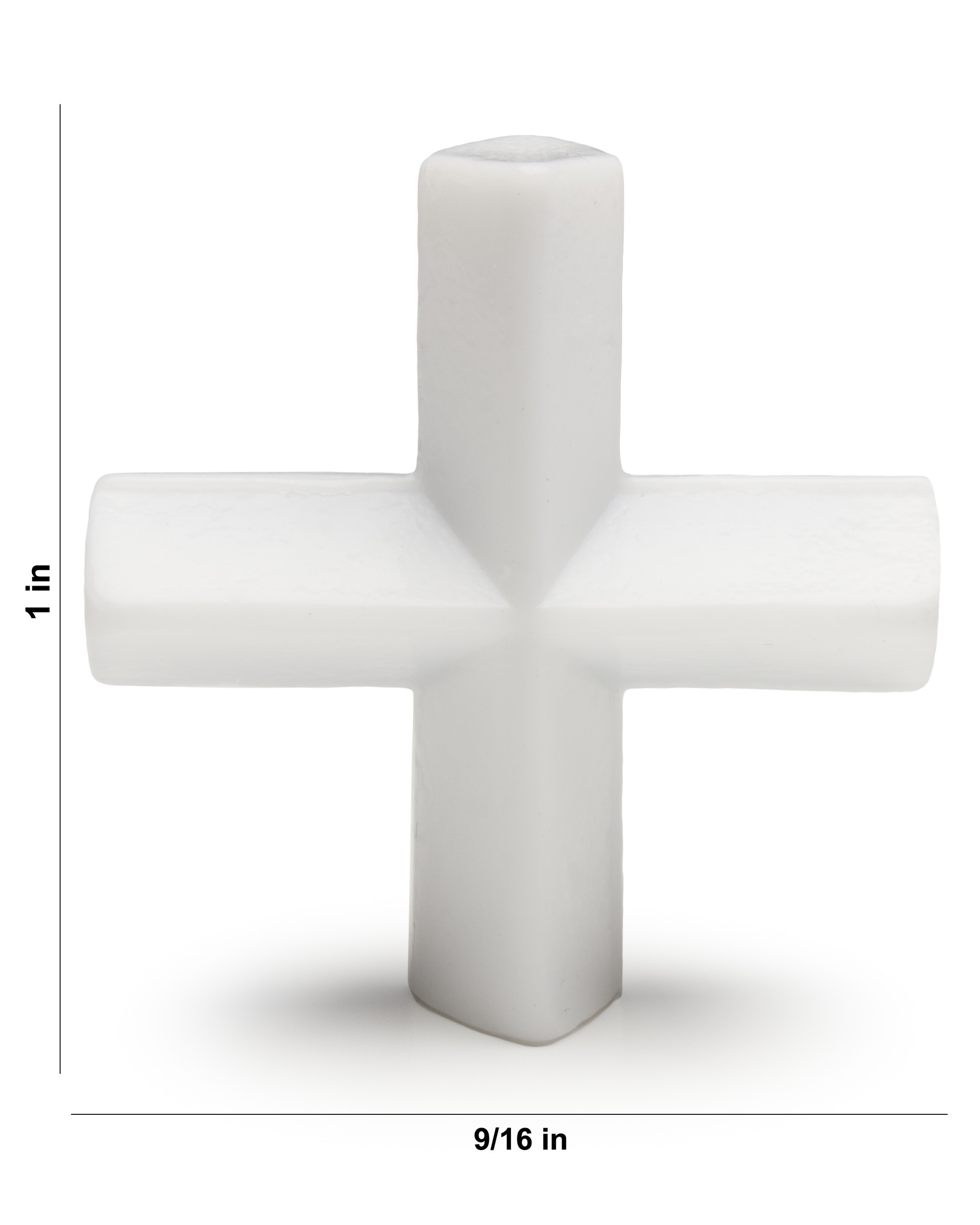 SP Bel-Art Spinplus Teflon Magnetic Stirring Bar; 25.4 x 14.3mm, White