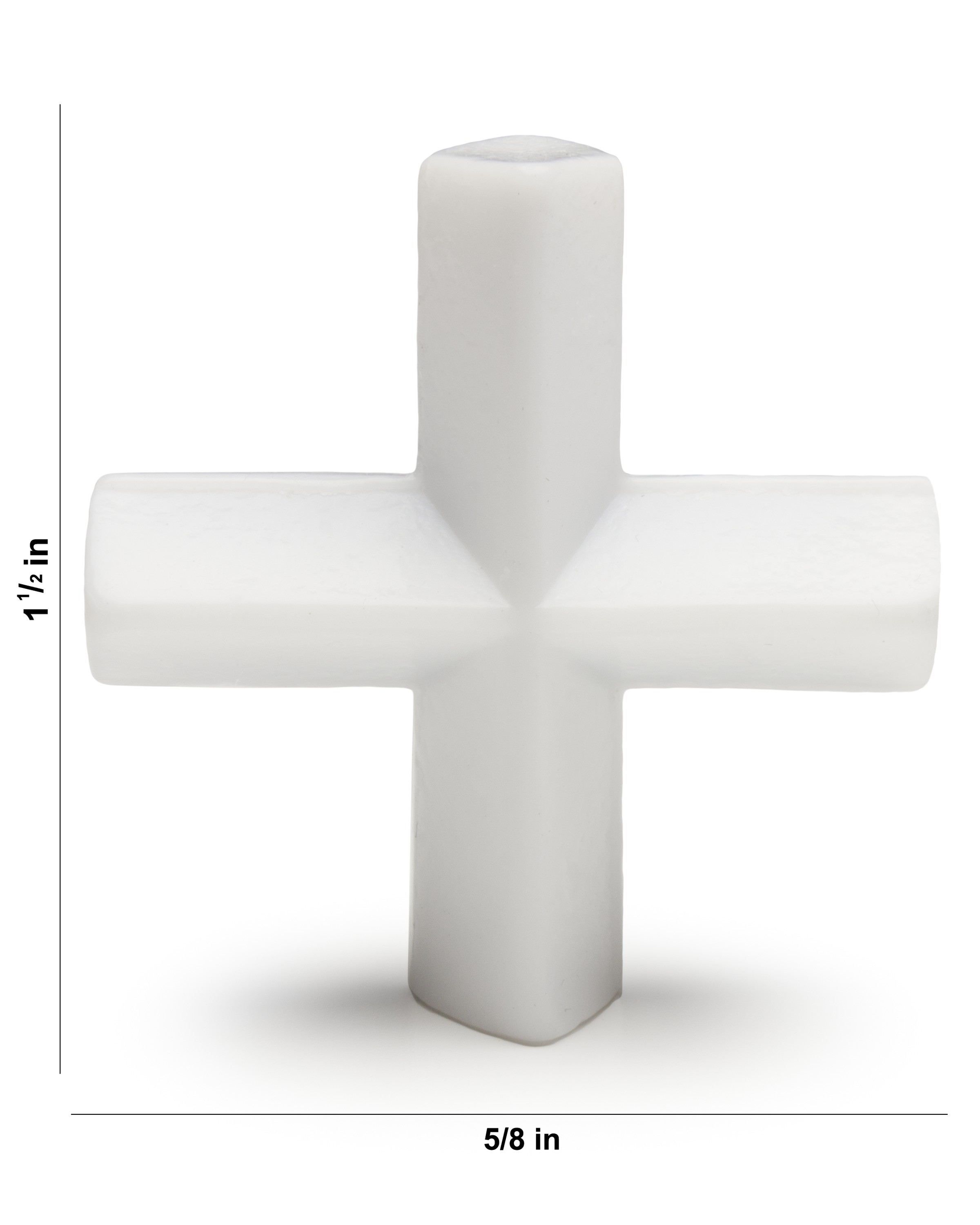 SP Bel-Art Spinplus Teflon Magnetic Stirring Bar; 38.1 x 15.8mm, White
