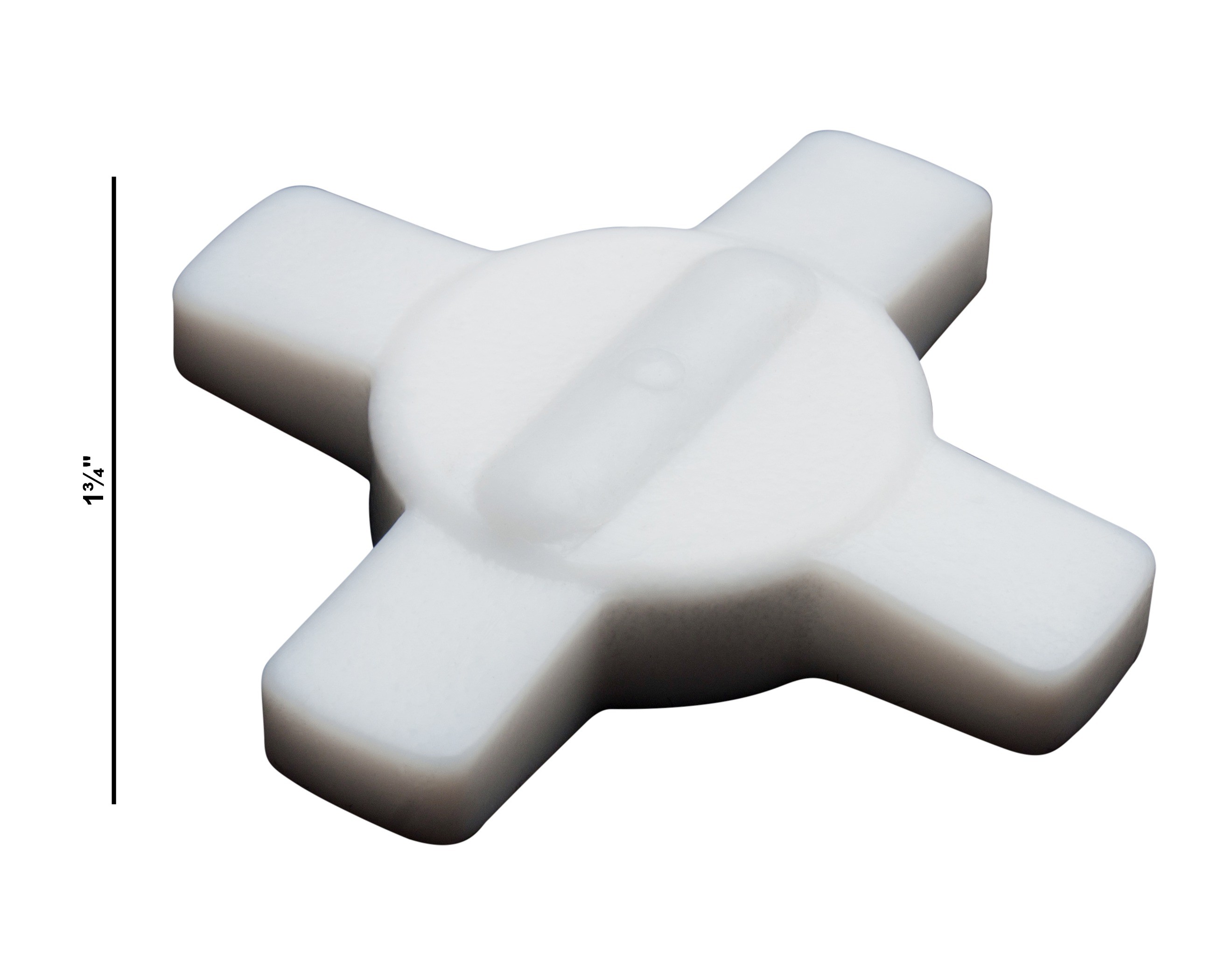 SP Bel-Art Spinstar Teflon Magnetic Stirring Bar; 44mm, fits 100ml Beakers, White
